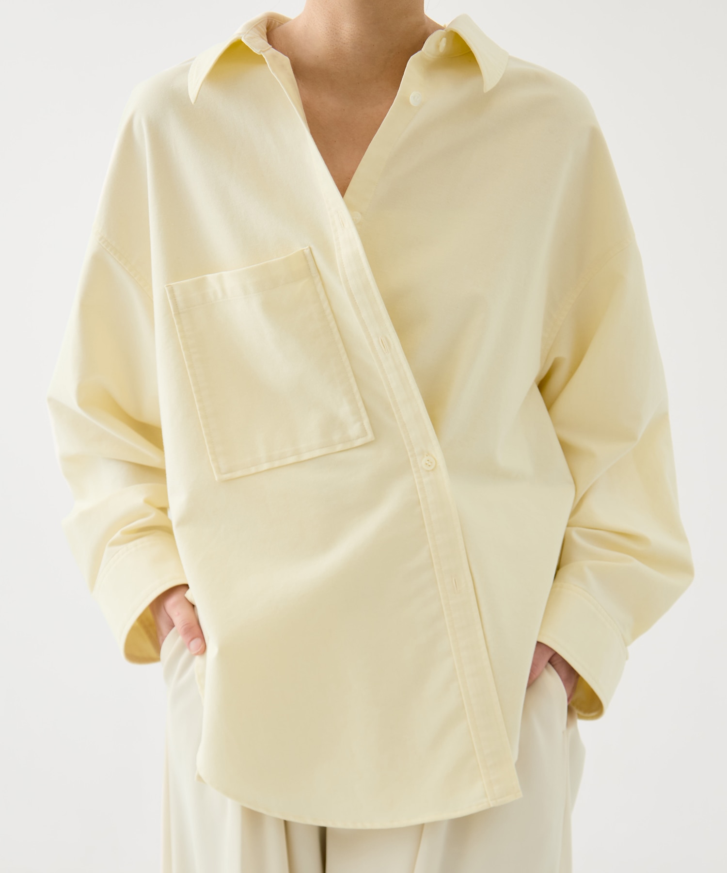 ウォッシュドオックスシャツ