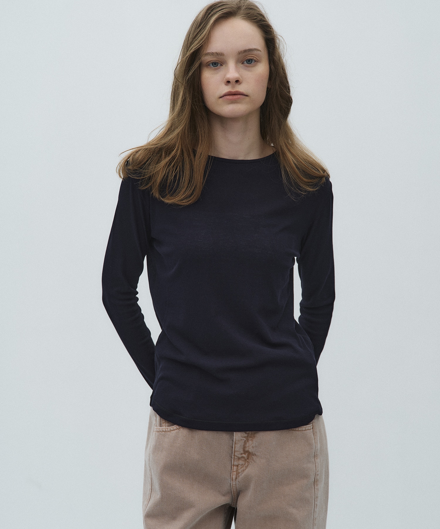 ミニマルコットンシアーTOP