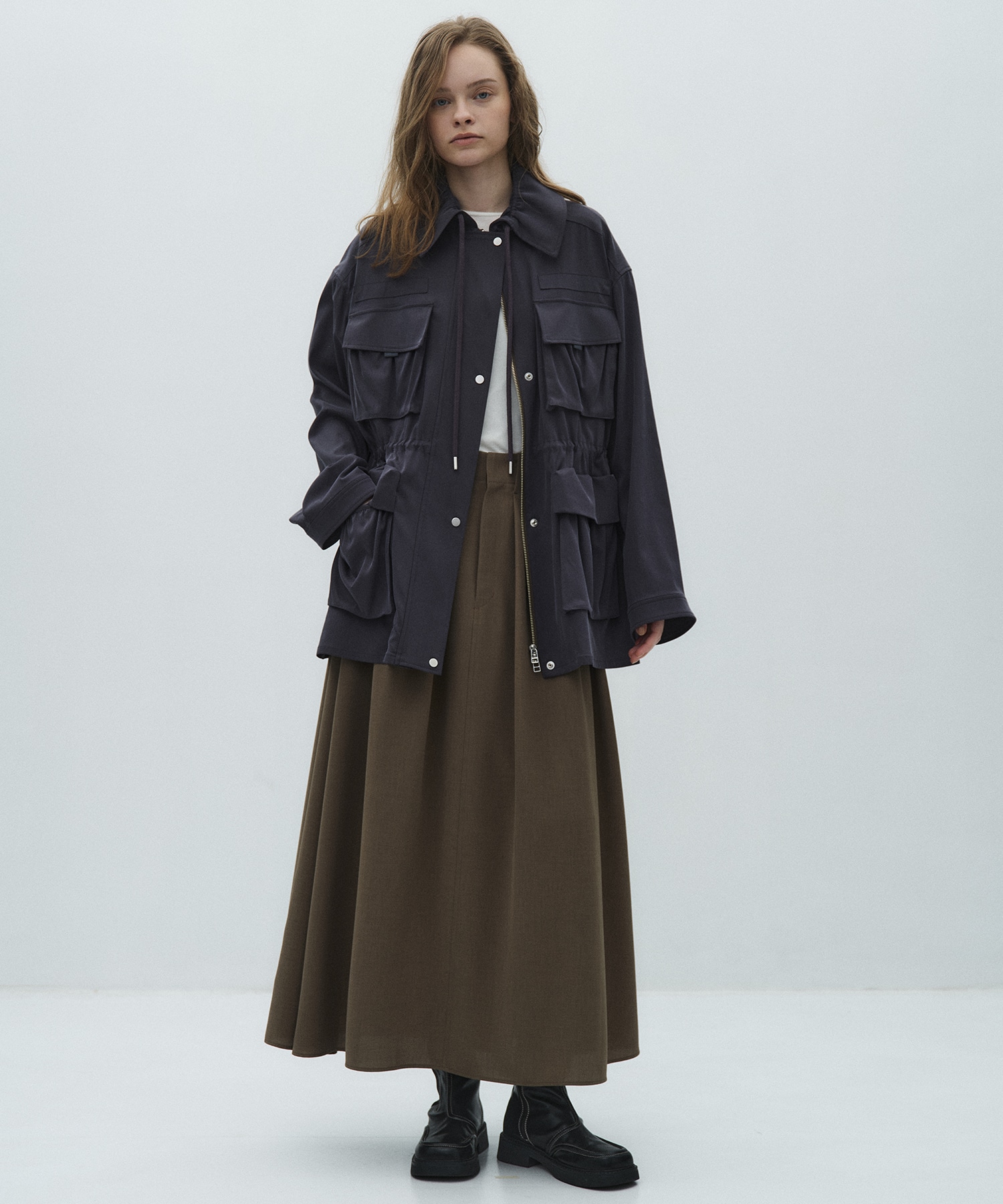 タックフレアスカート