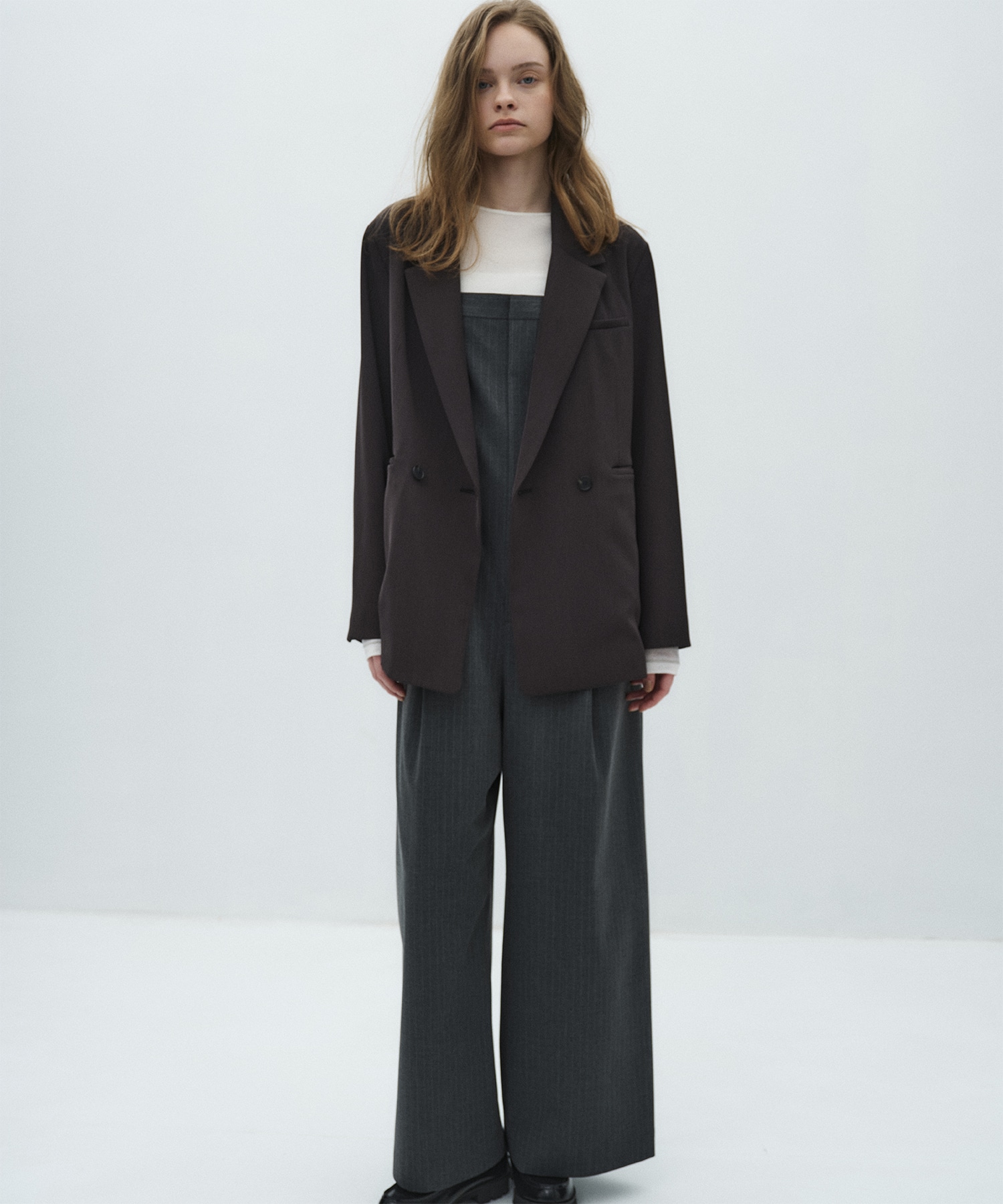 シルキーツイルダブルジャケット