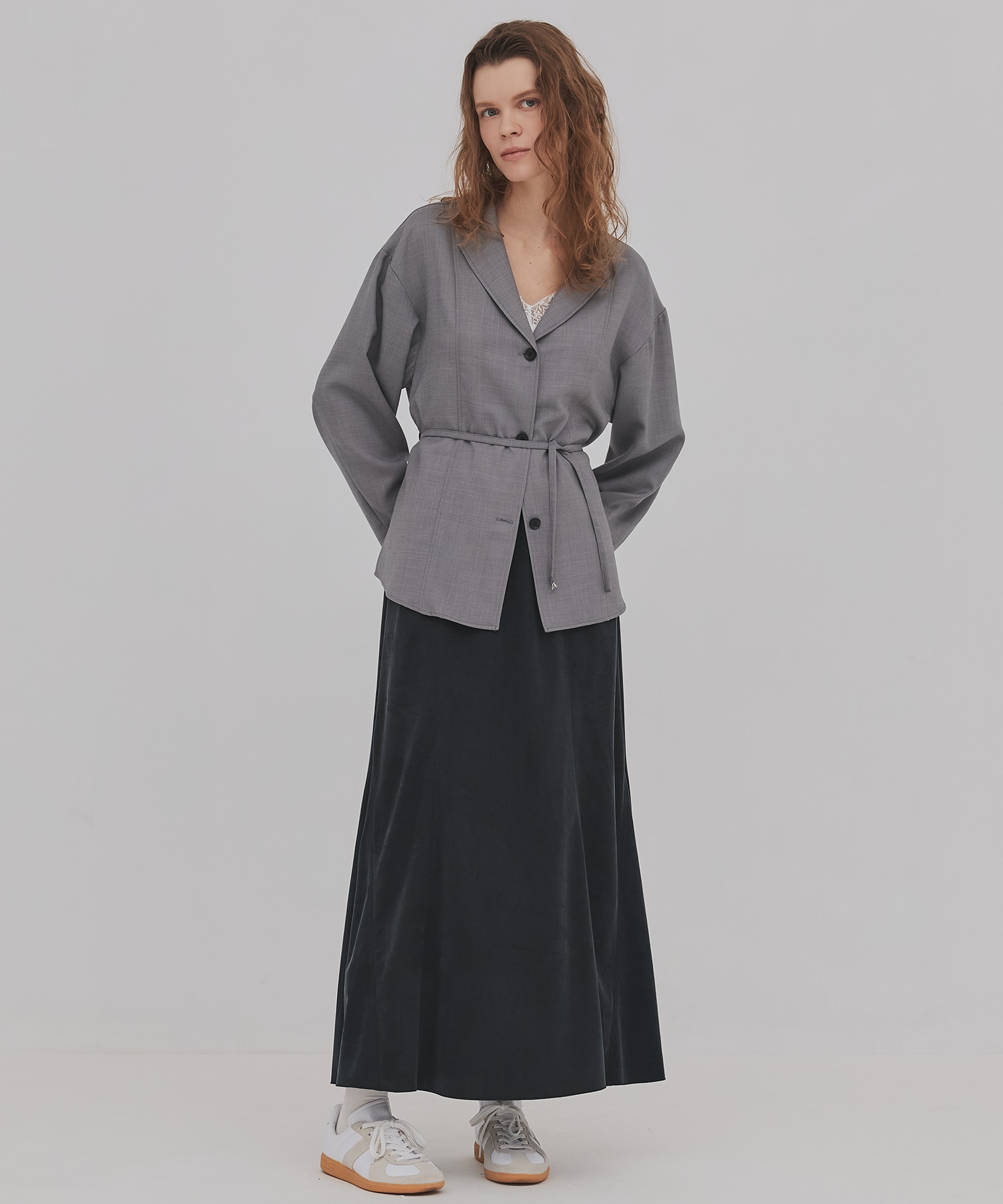 ウールジョーゼットジャケット