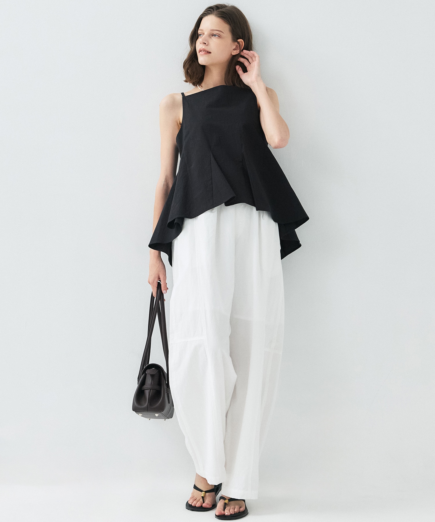 【再入荷】ドライリネンカーブパンツ