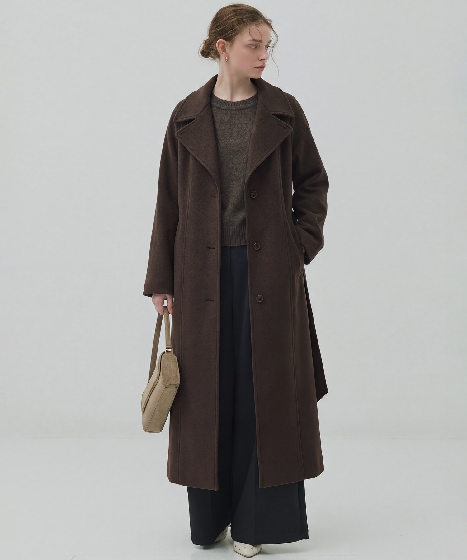 【WEB限定｜数量限定】wool100 3wayロングコート