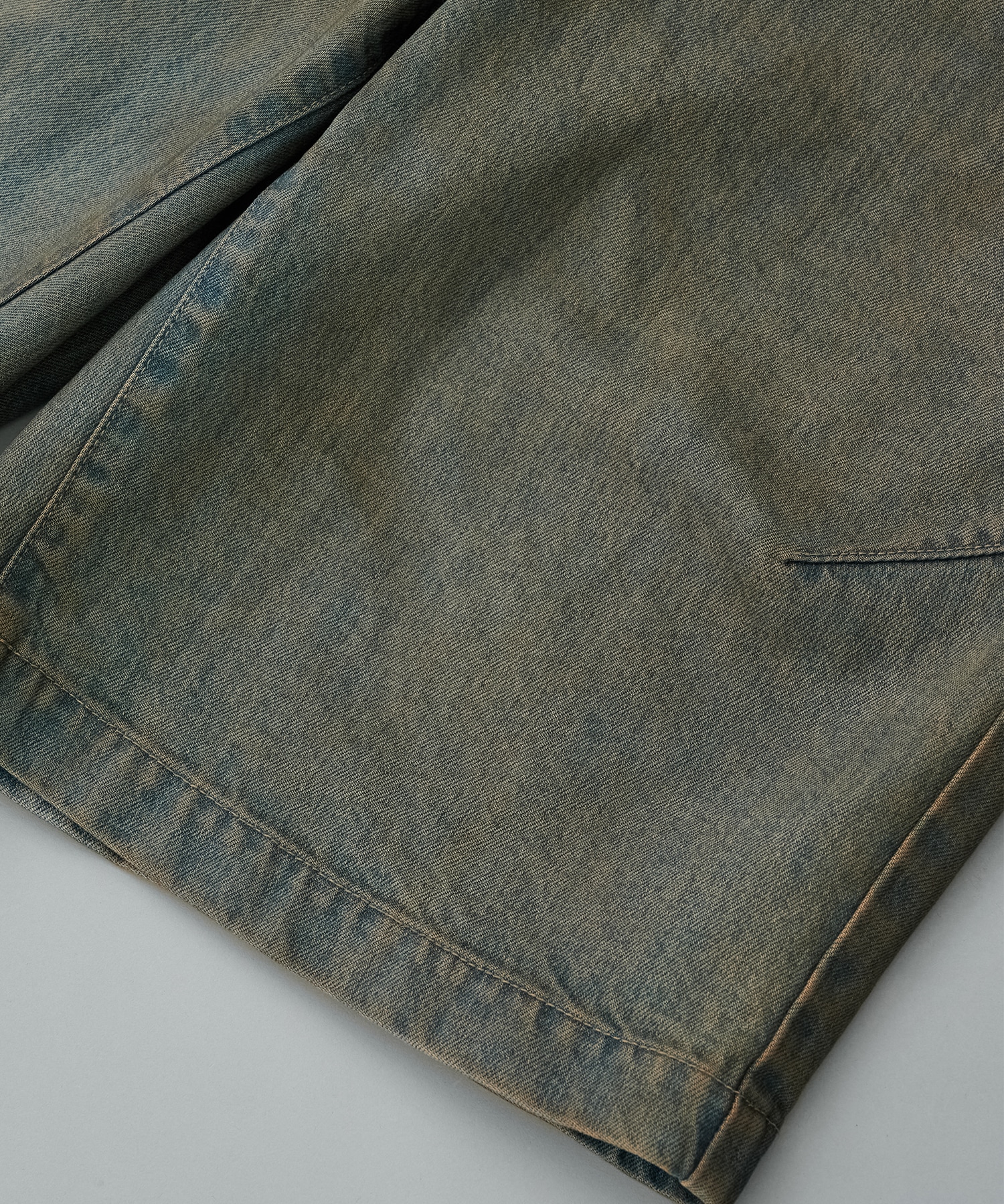 PUBLIC DENIM バギーデニムショートパンツ