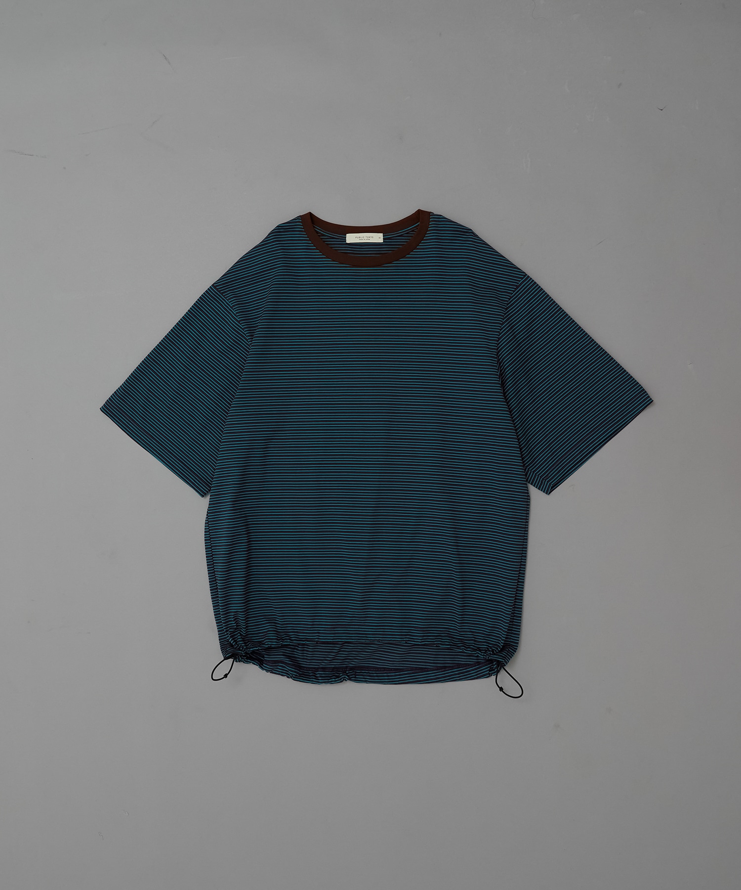 ビューティーコットンコードボーダーTEE