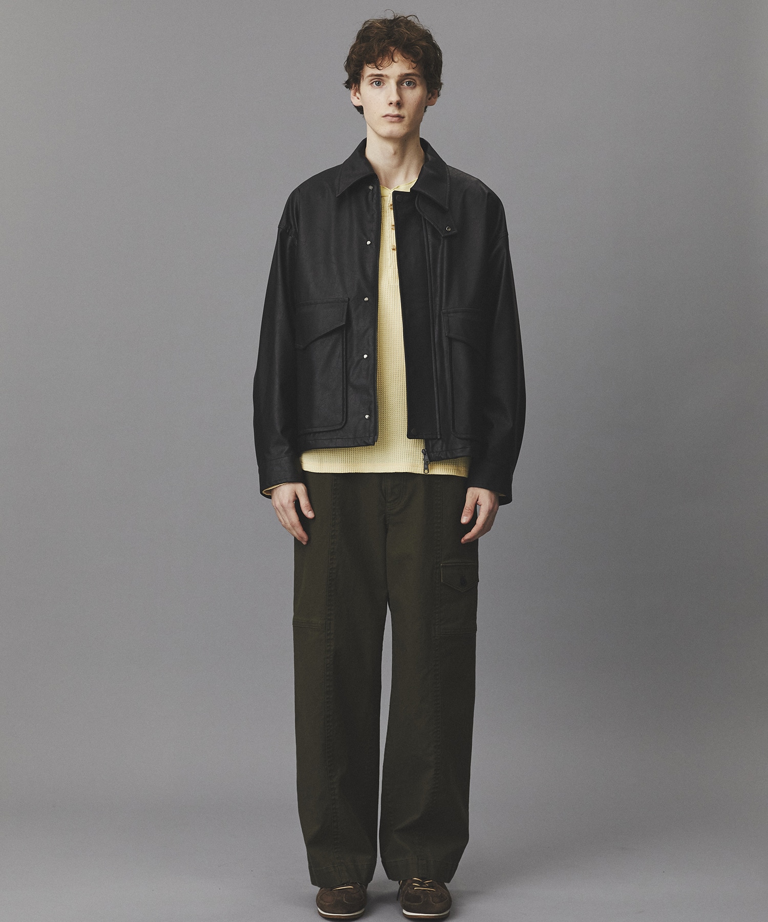 コットンサージベイカーパンツ