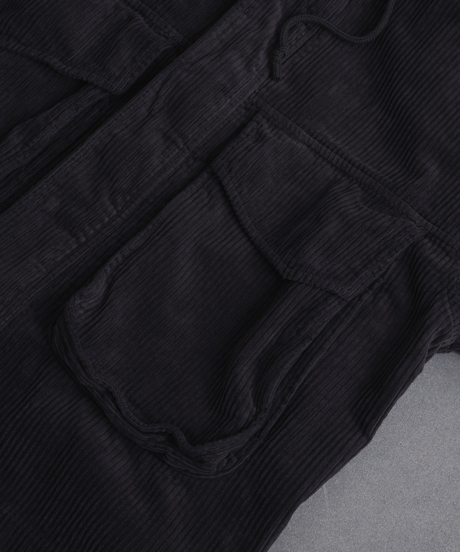 ガーメントダイコーデュロイフードブルゾン