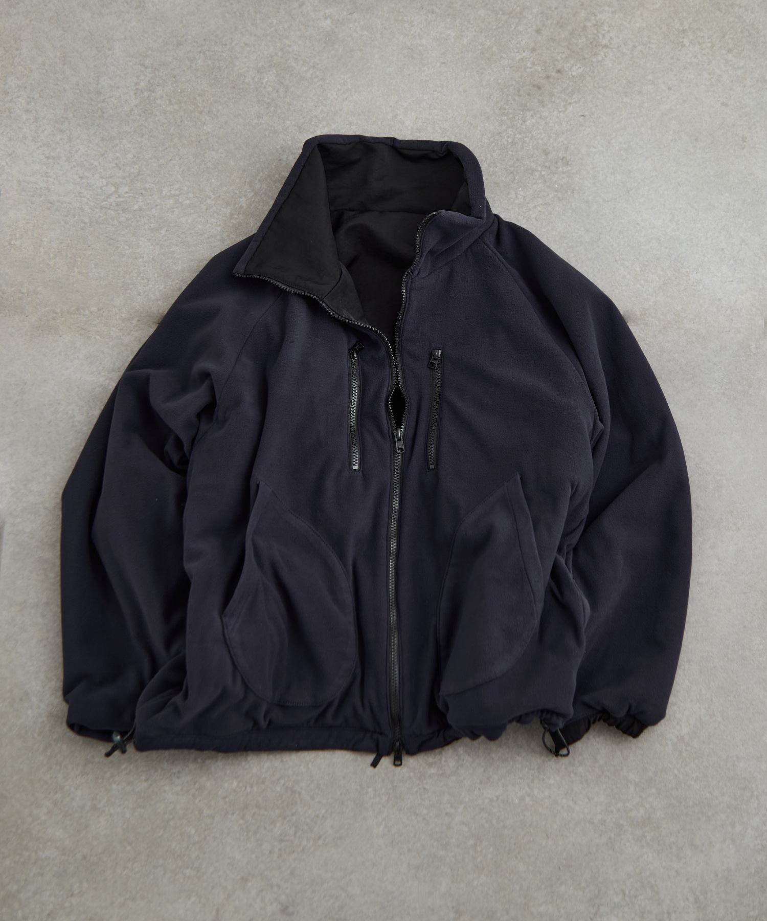 リバーシブルナイロンフリースBL