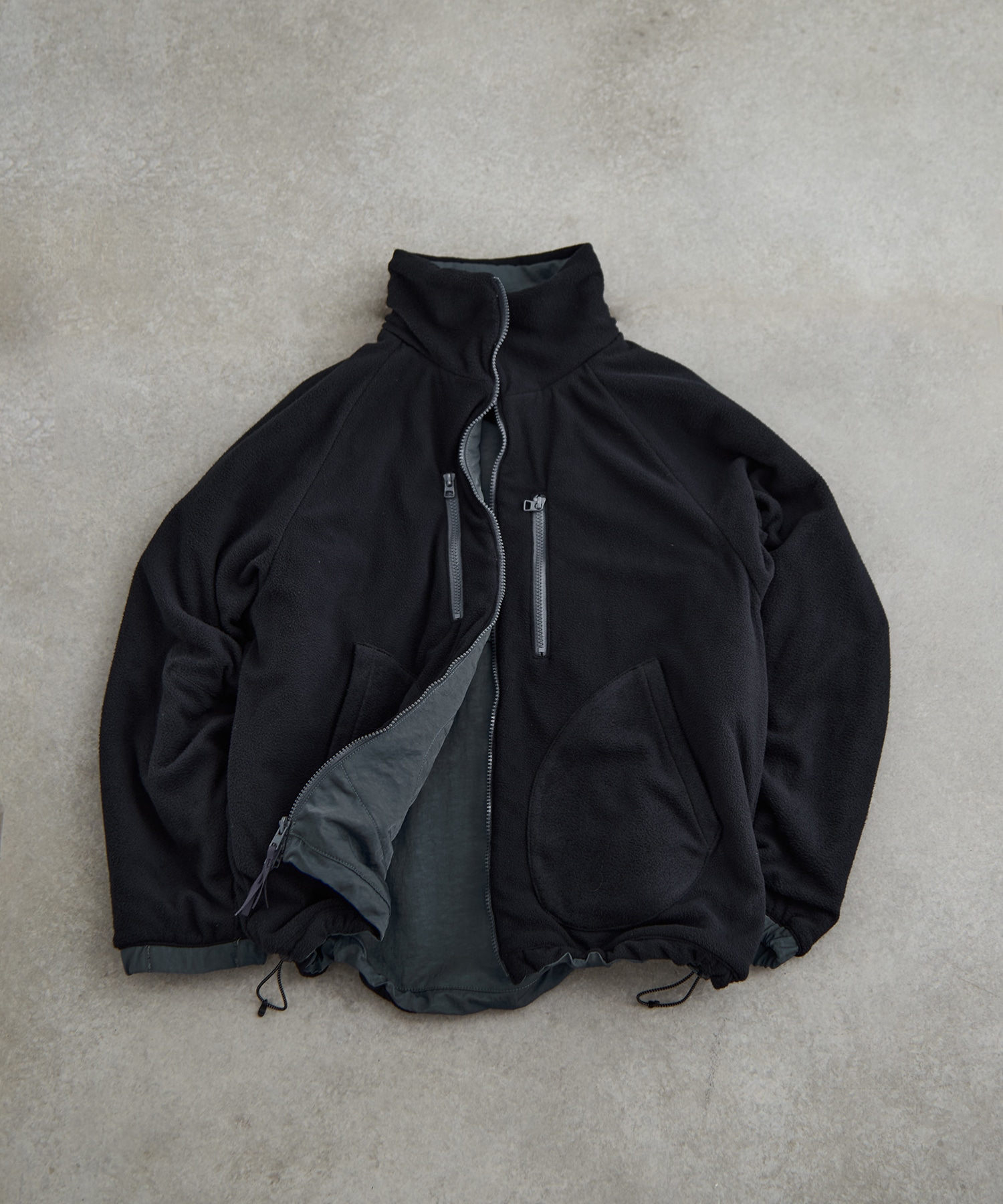 リバーシブルナイロンフリースBL