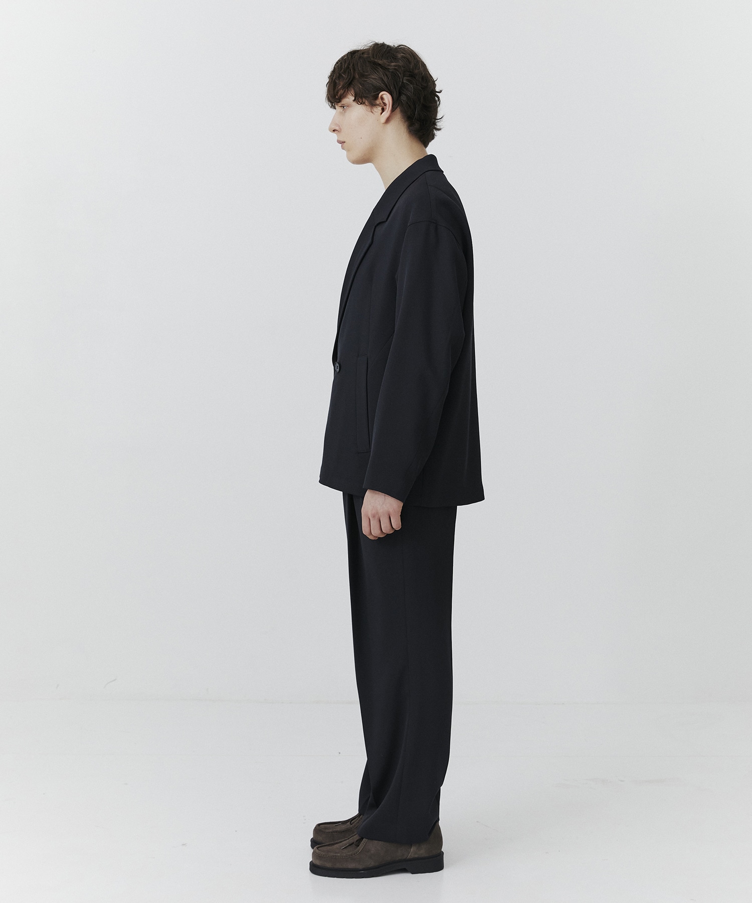 【WEB限定】AQUA WOOLカルゼダブルセットアップ