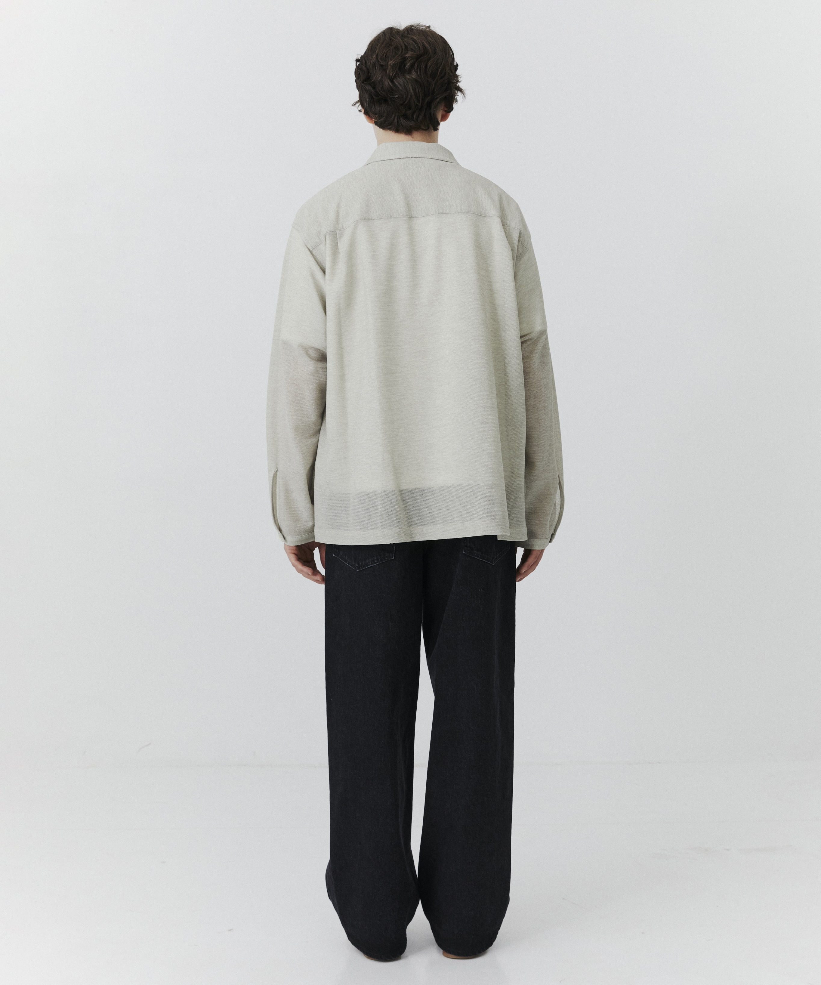 リネンライクリラックスCPOシャツ