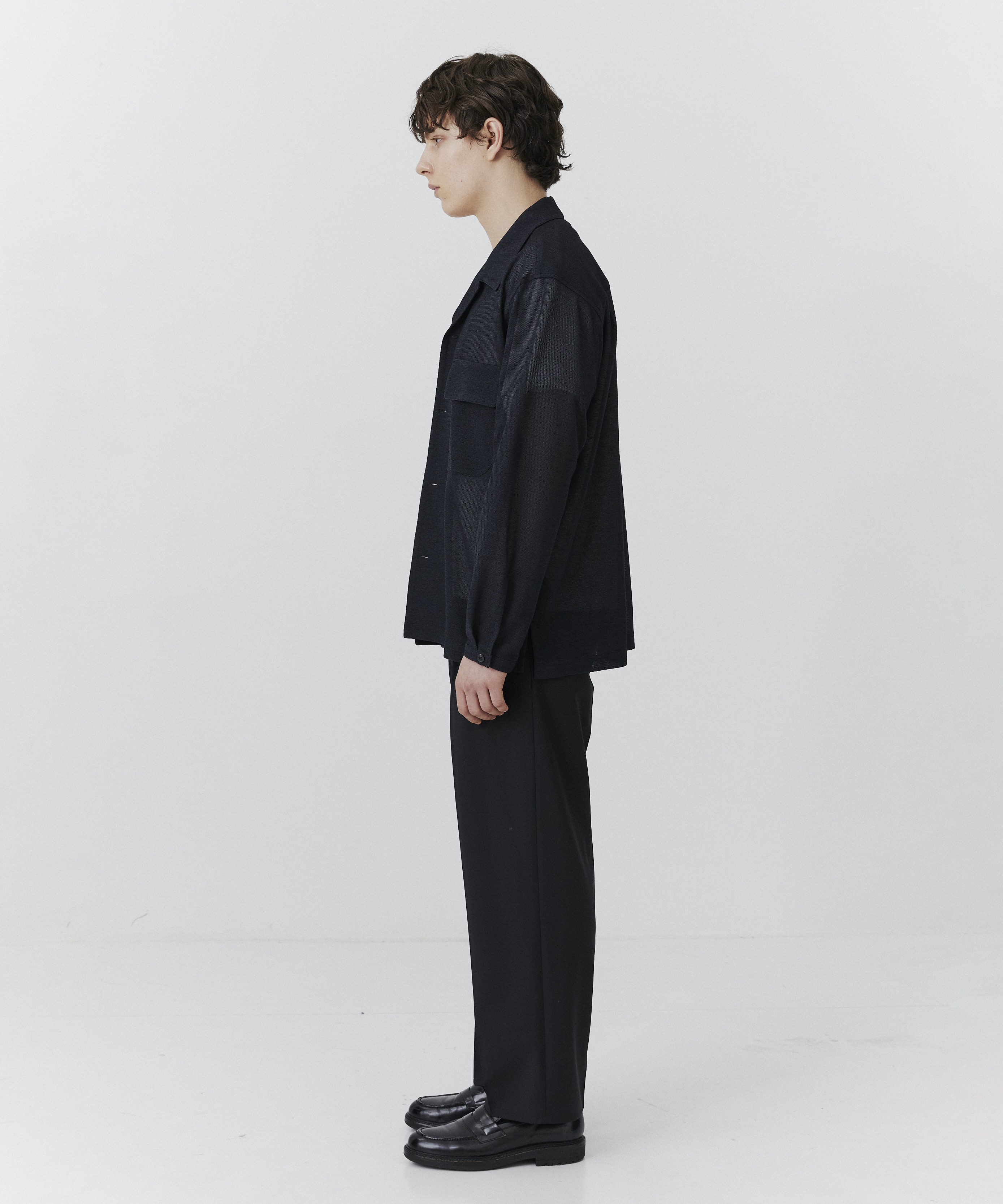 リネンライクリラックスCPOシャツ