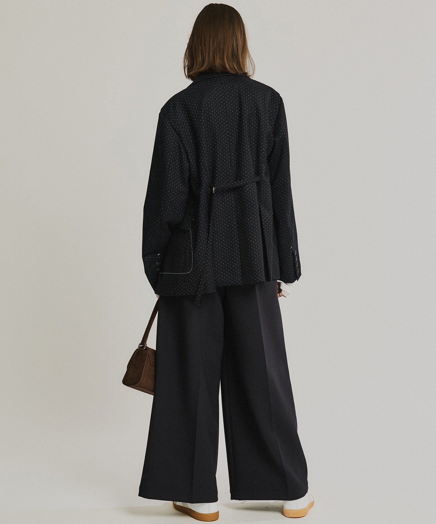 ダブルクロスノッチドラペルジャケット