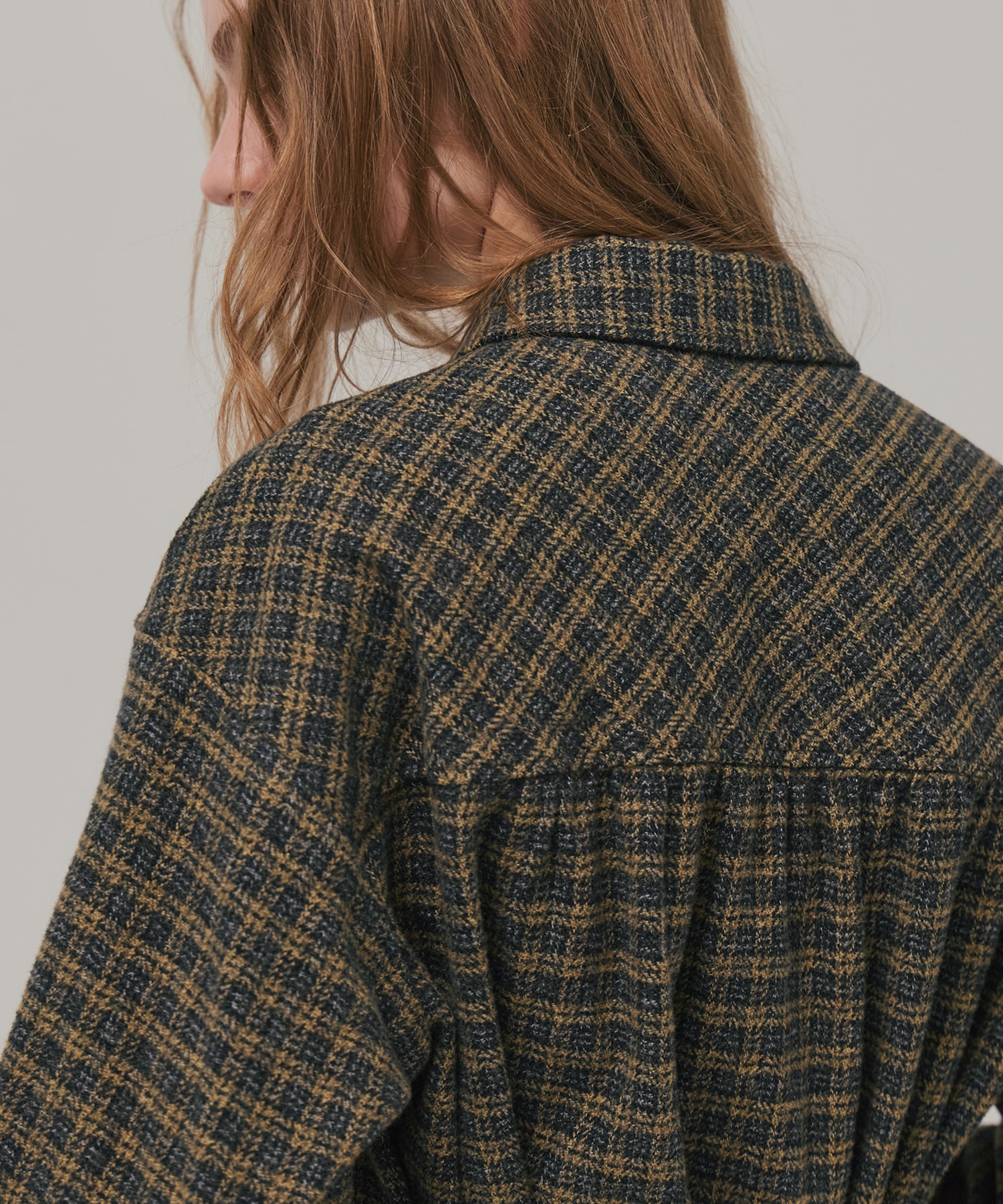 ソフトネルオーバーチェックシャツ