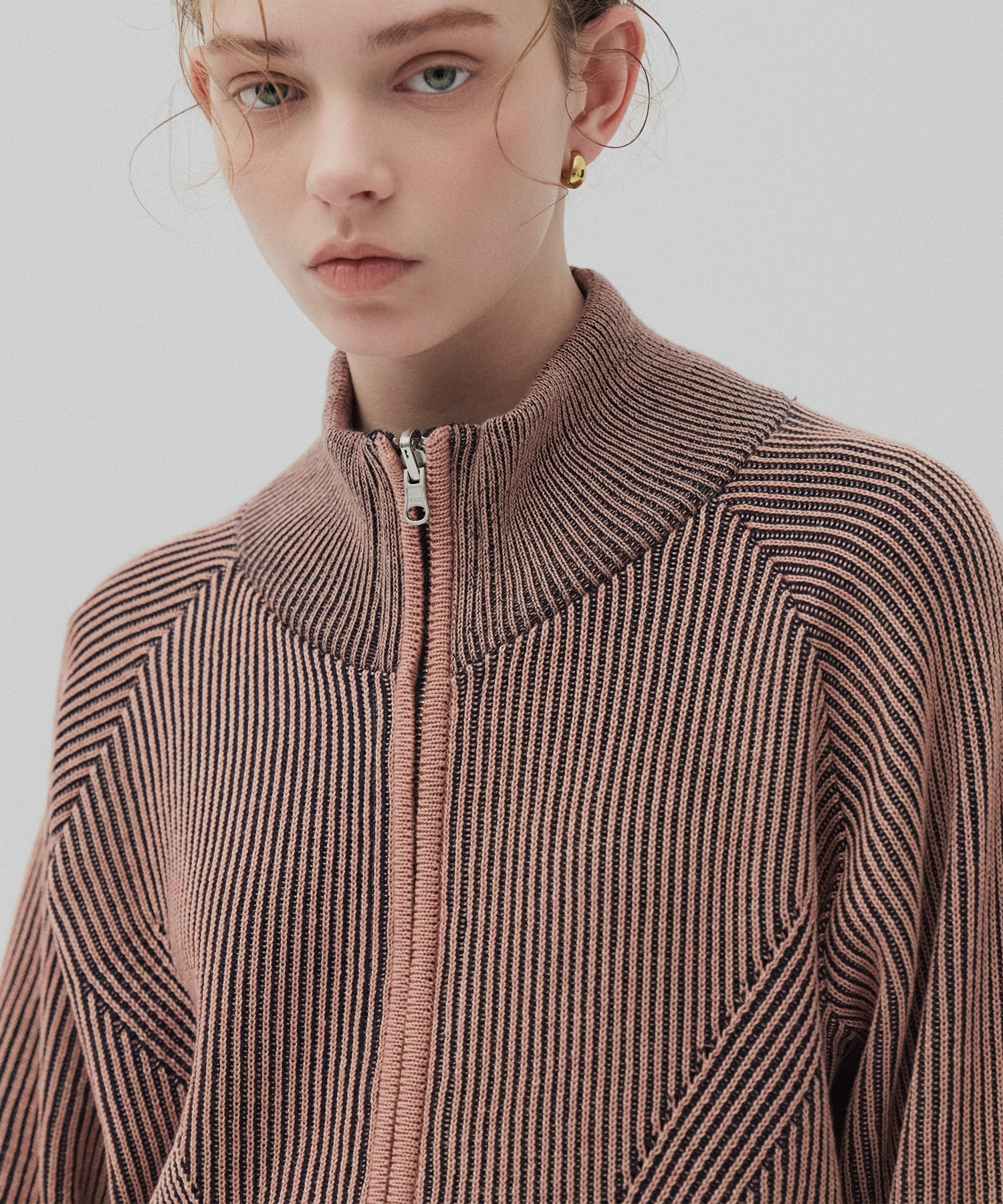 ダブルリブリバードライバーズニット