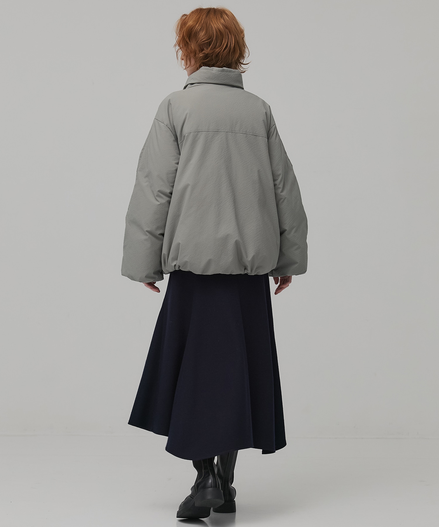 ウールジャージフレアスカート