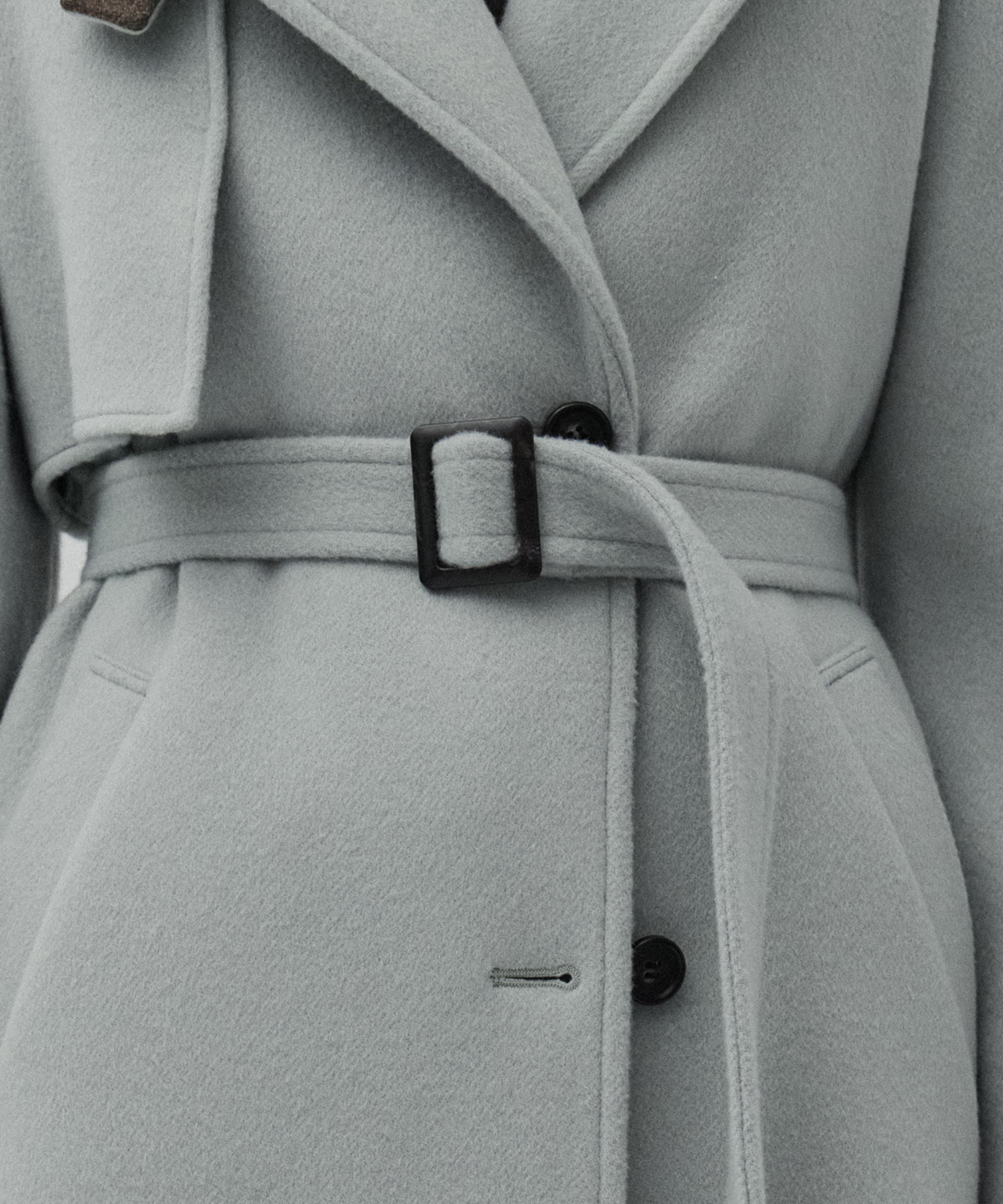 SUPER140アシメオーバーヨークコート