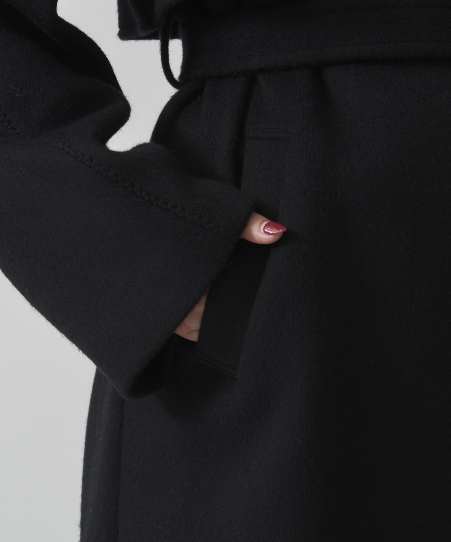 LAMBSアシメオーバーヨークコート