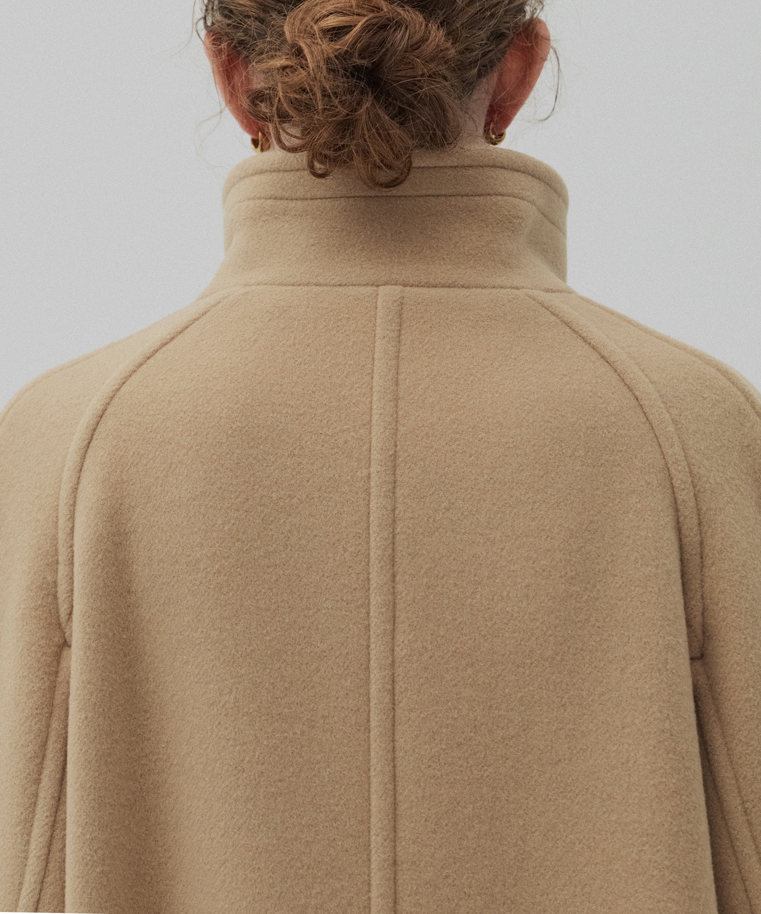 SUPER140スタンドカラーコート