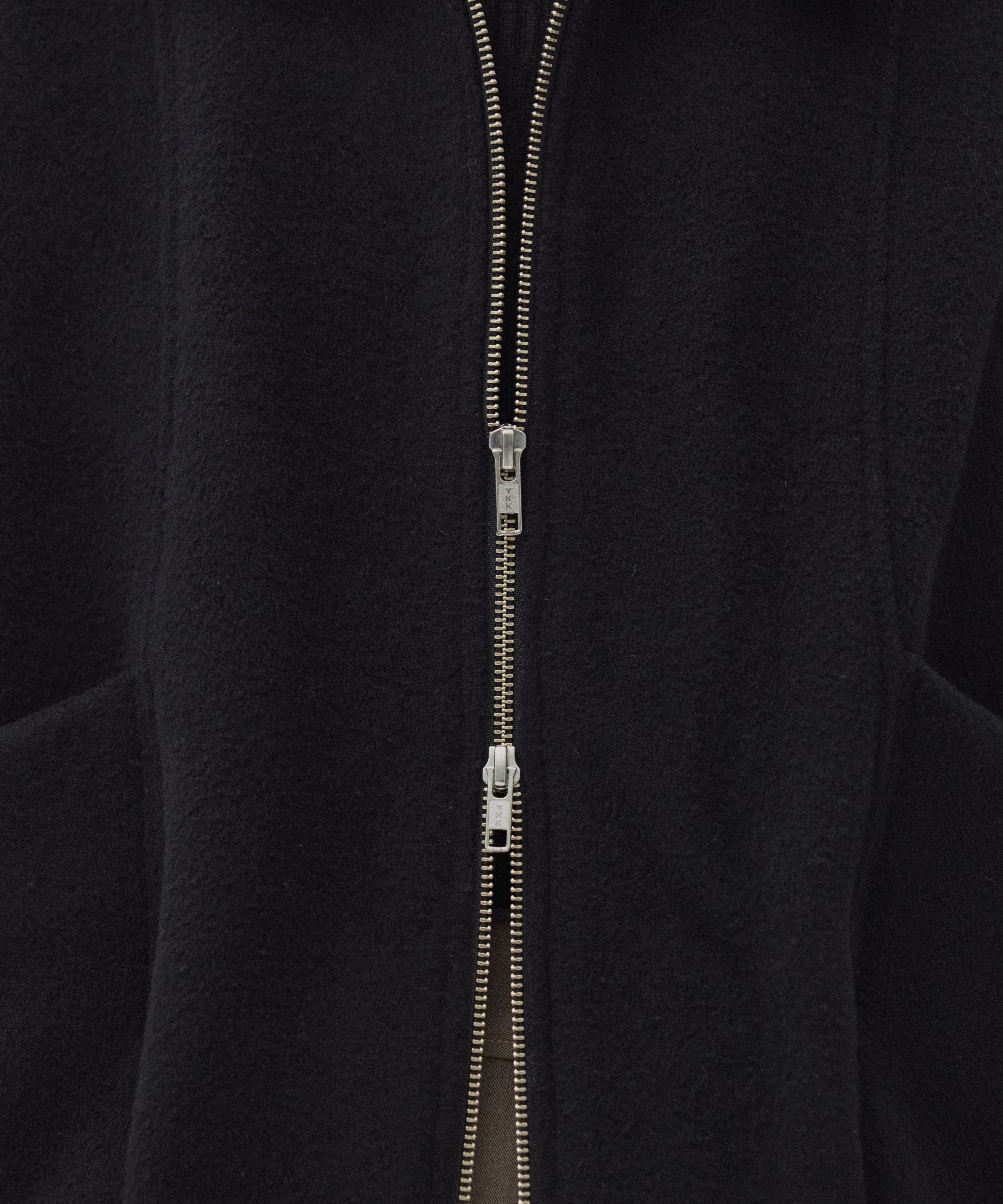 【再入荷】ウールジップタックショートコート