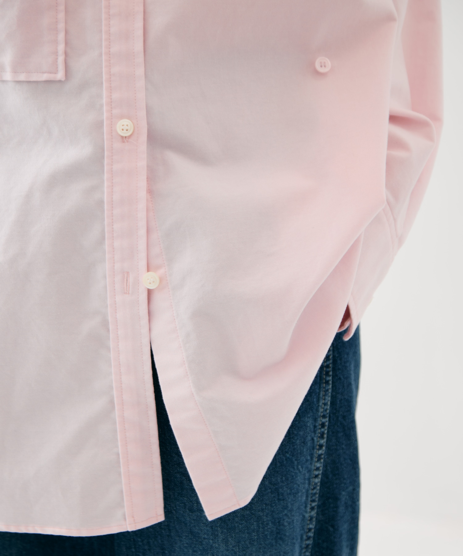 ウォッシュドオックスシャツ