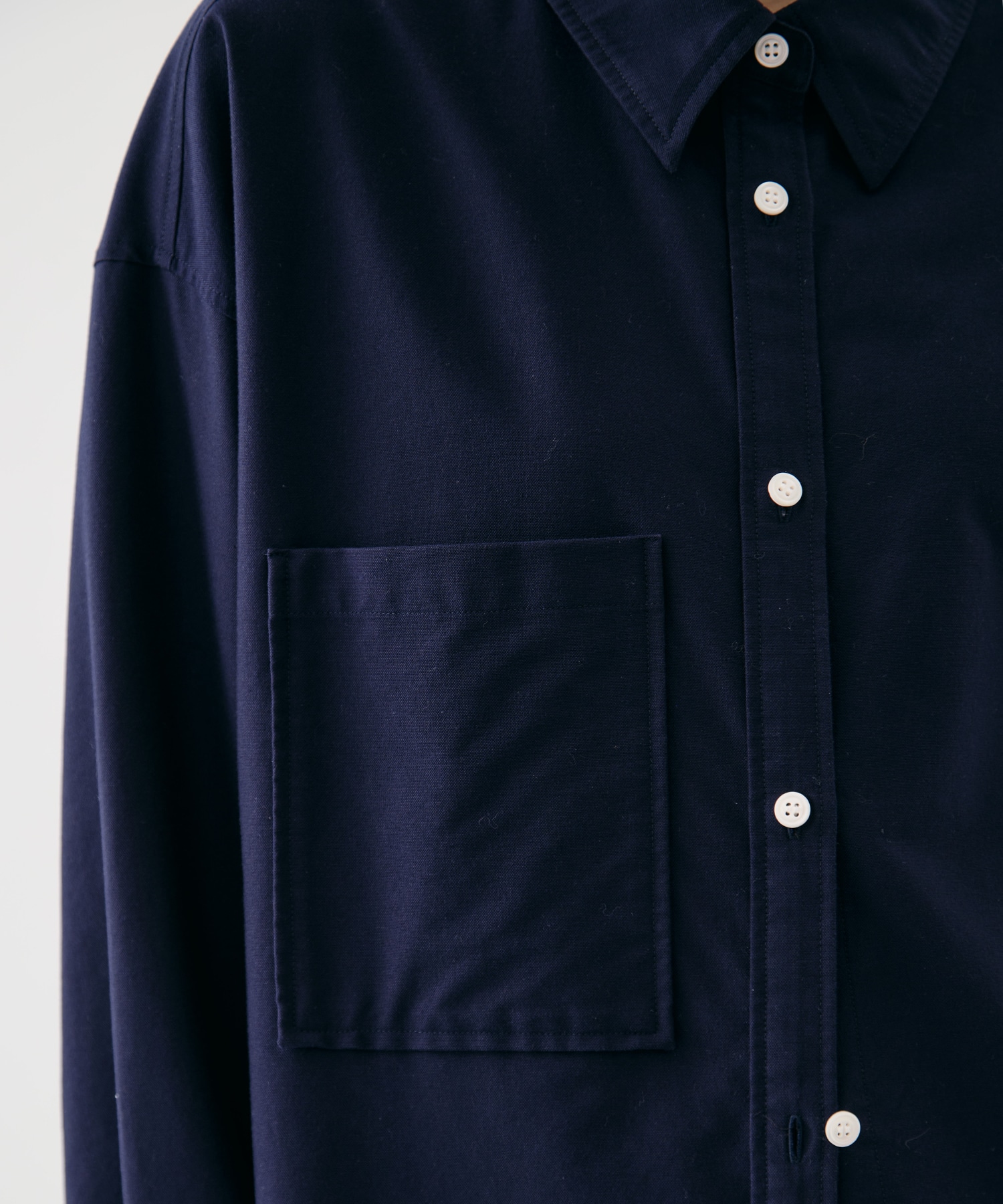 ウォッシュドオックスシャツ