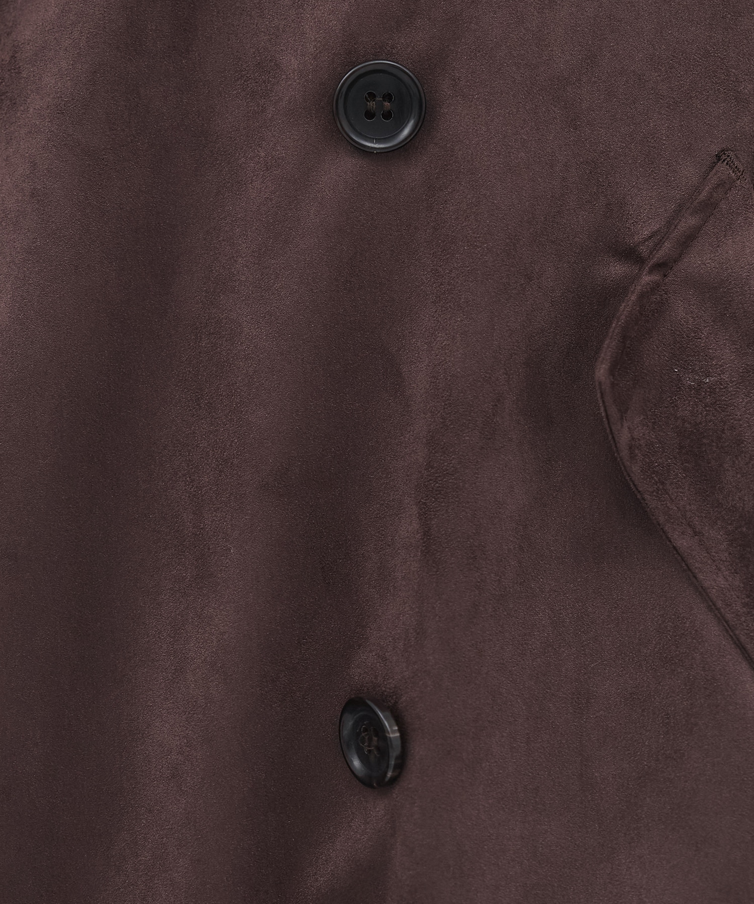 スエードトレンチコート