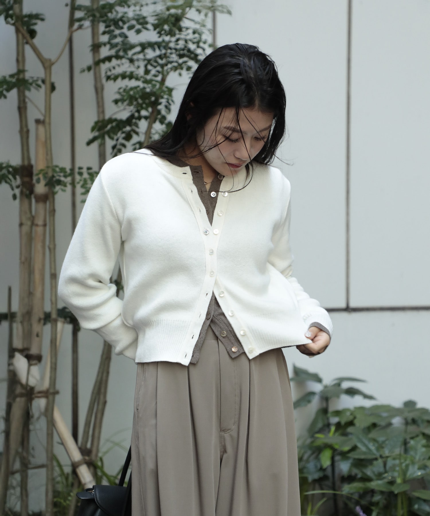 【WEB先行発売】コットンカシミヤカーディガン
