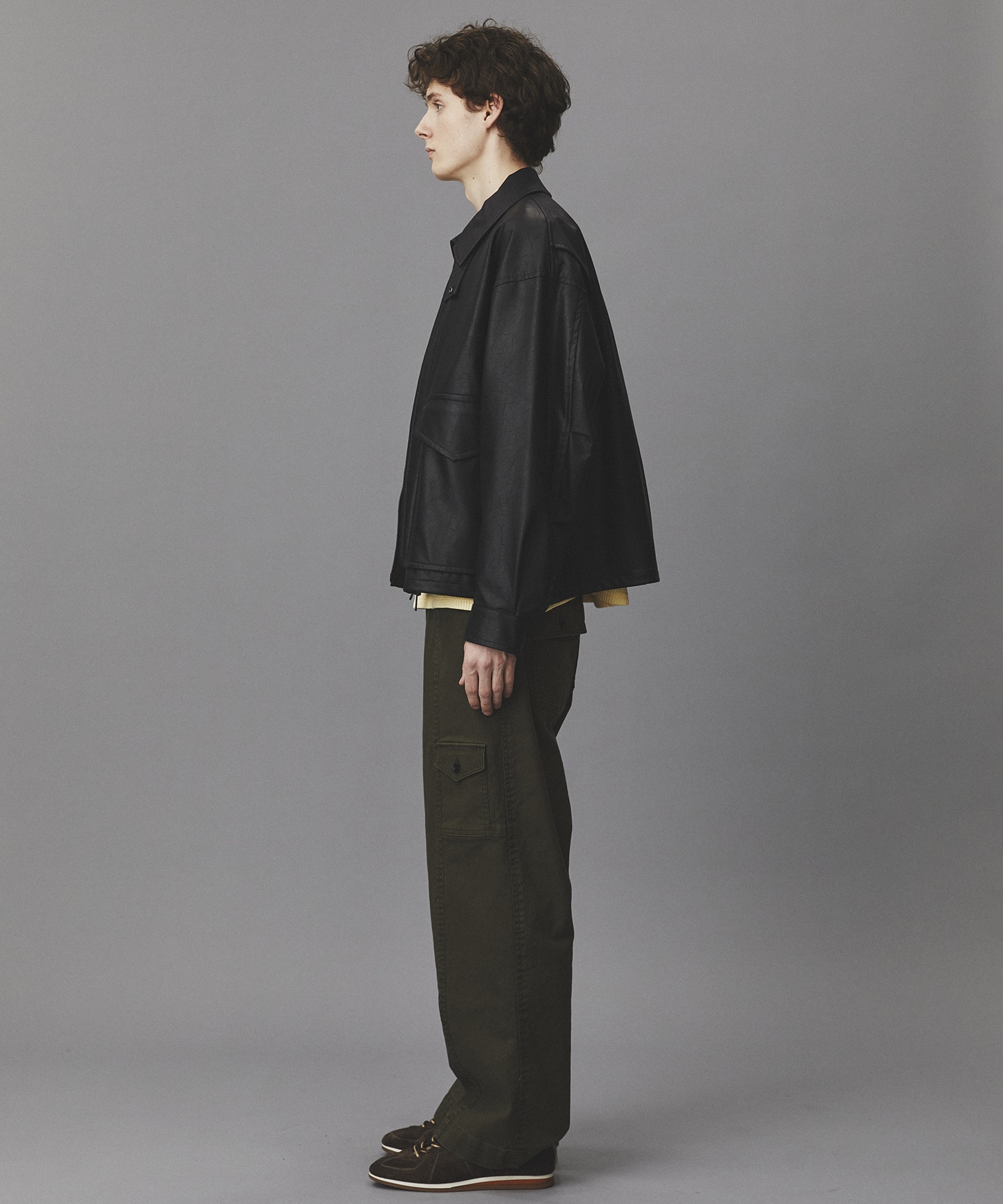 コットンサージベイカーパンツ