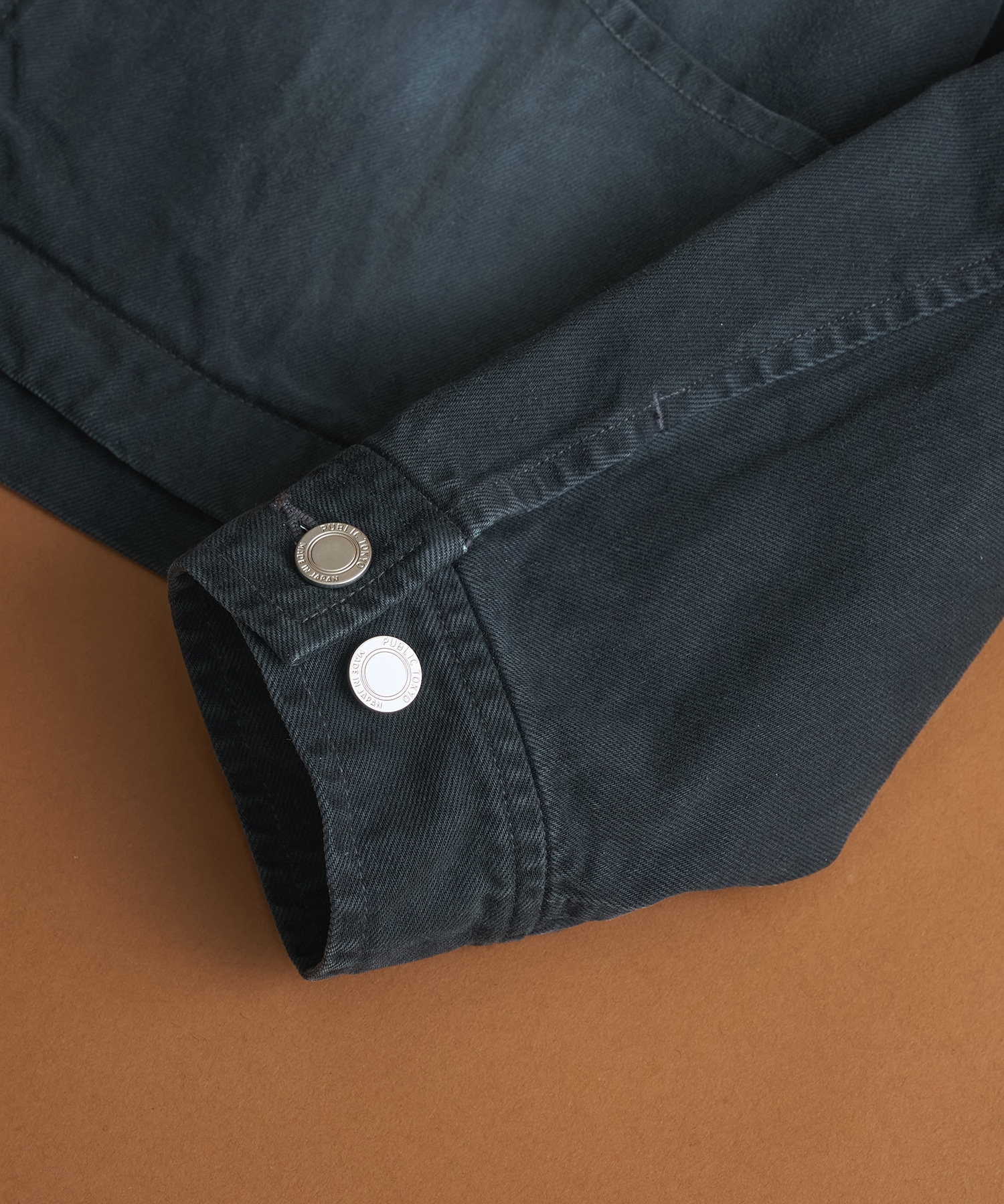 PUBLIC DENIM BLEACH BLOUSON