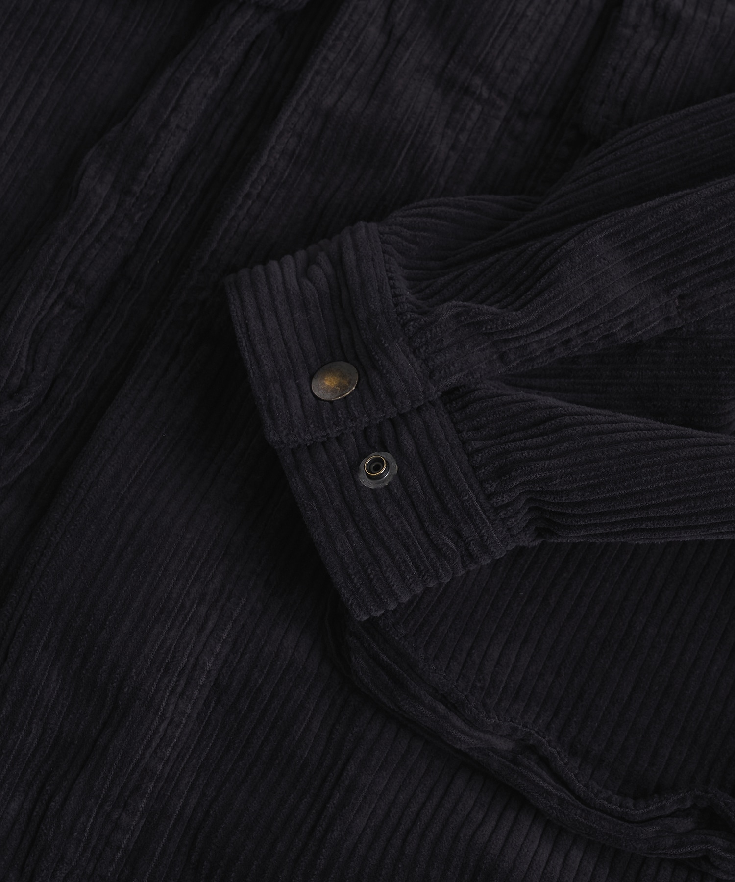 ガーメントダイコーデュロイフードブルゾン