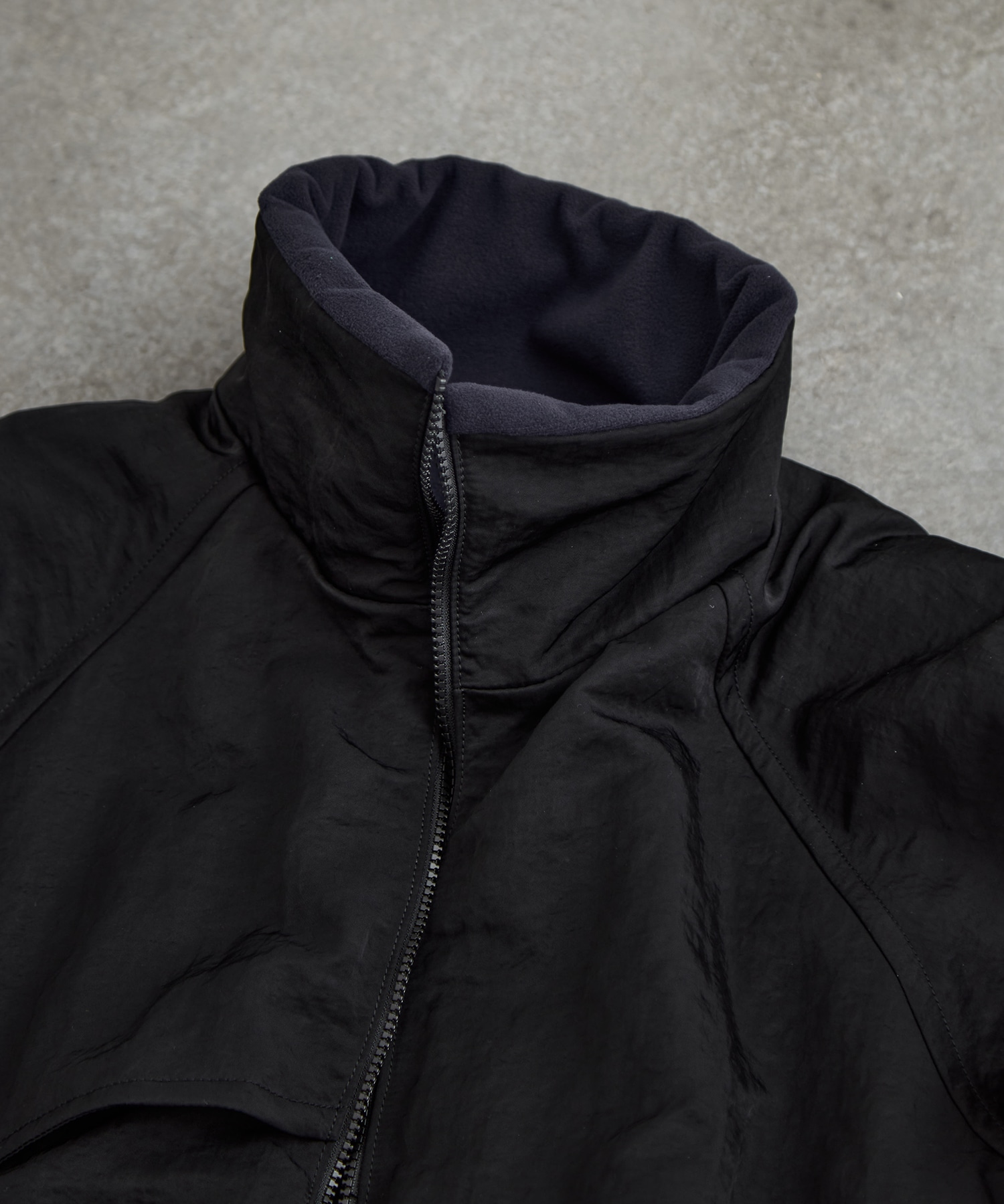 リバーシブルナイロンフリースBL