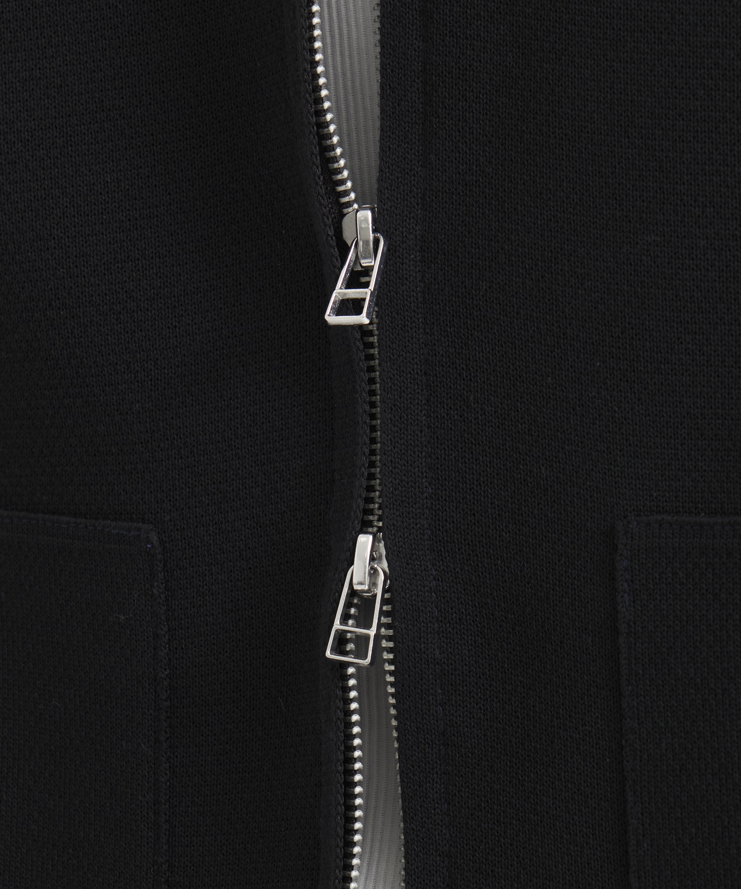 ジップビッグポケットポロカーデ