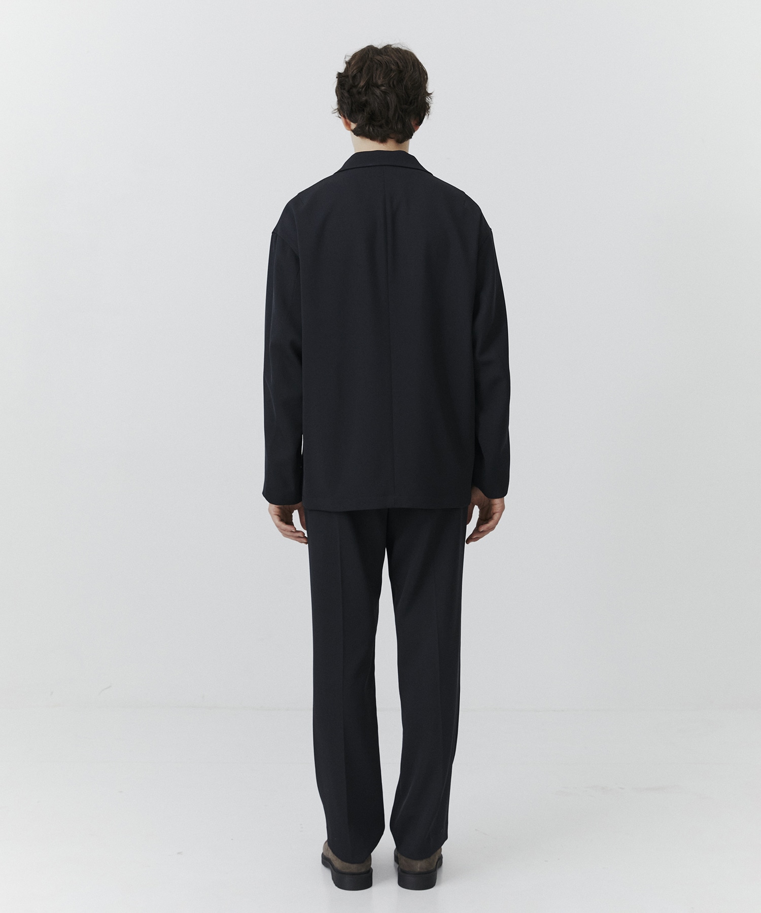 【WEB限定】AQUA WOOLカルゼダブルセットアップ