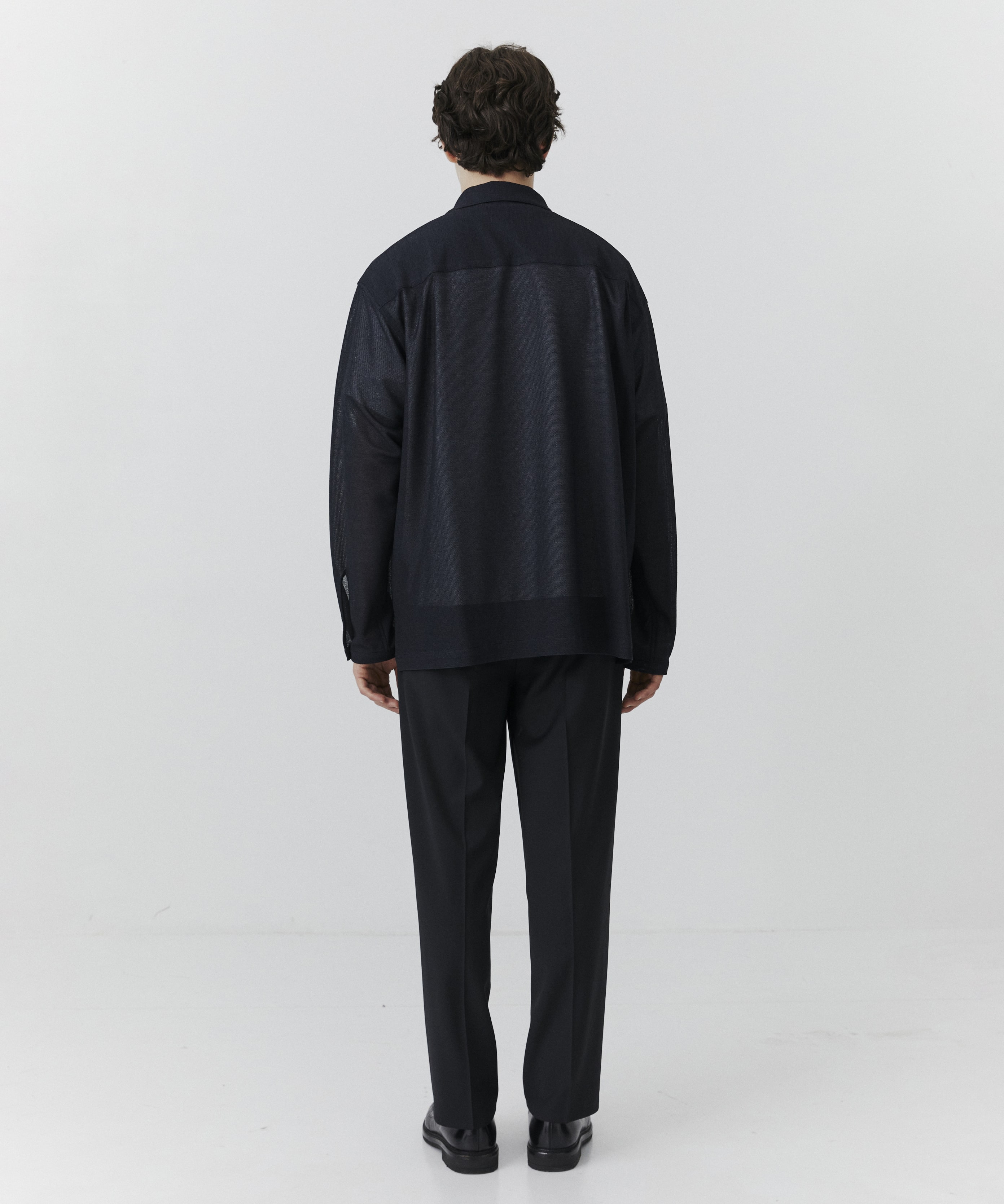 リネンライクリラックスCPOシャツ