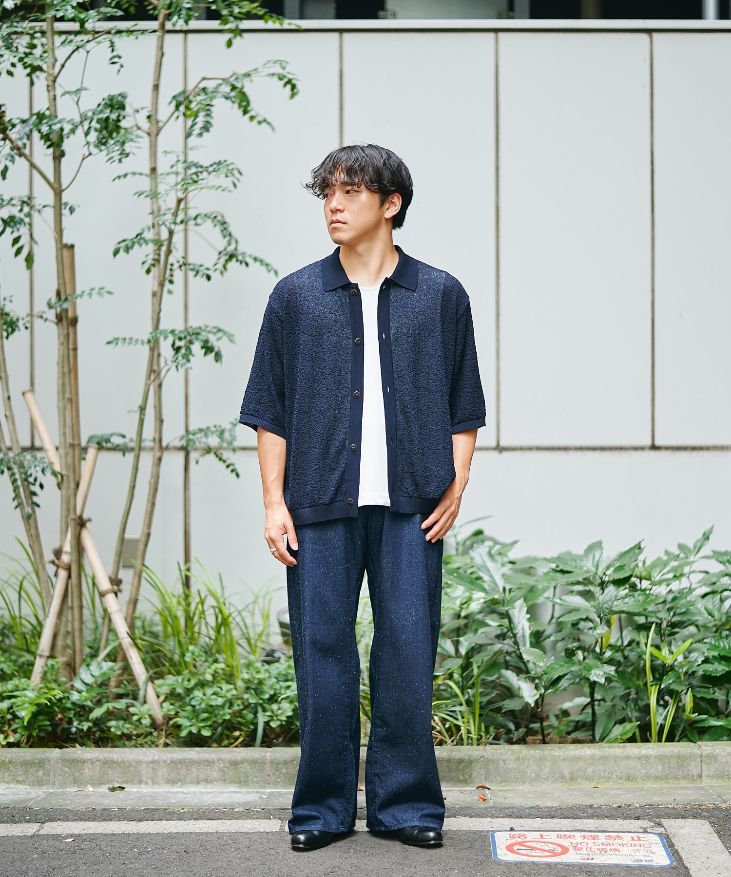 【P.T】Ice cotton Knit Shirts