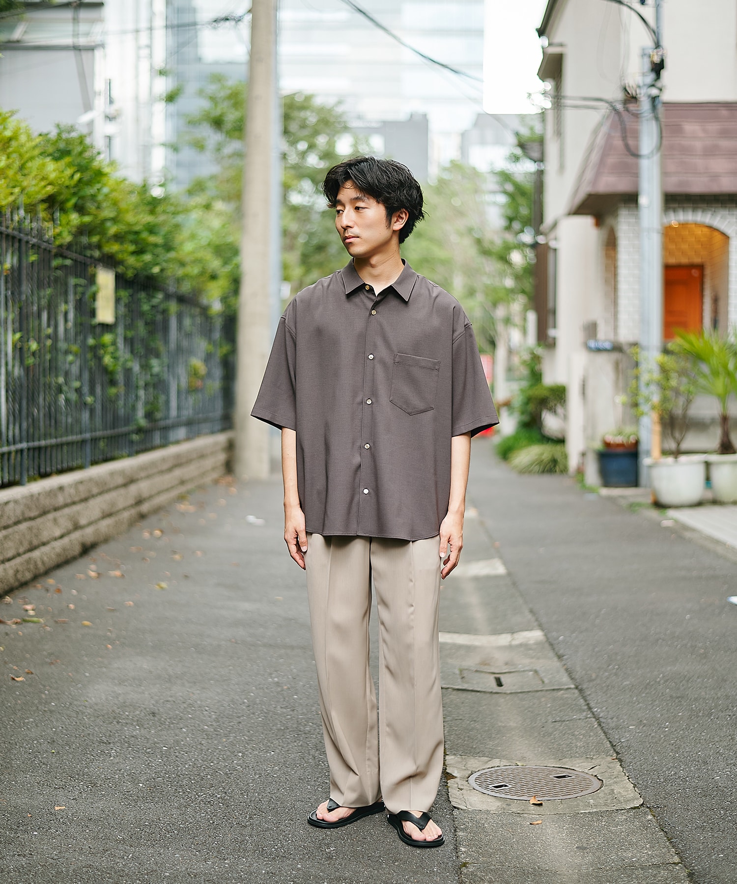 【WEB限定】SUMMER TRIXION ストレートスラックス