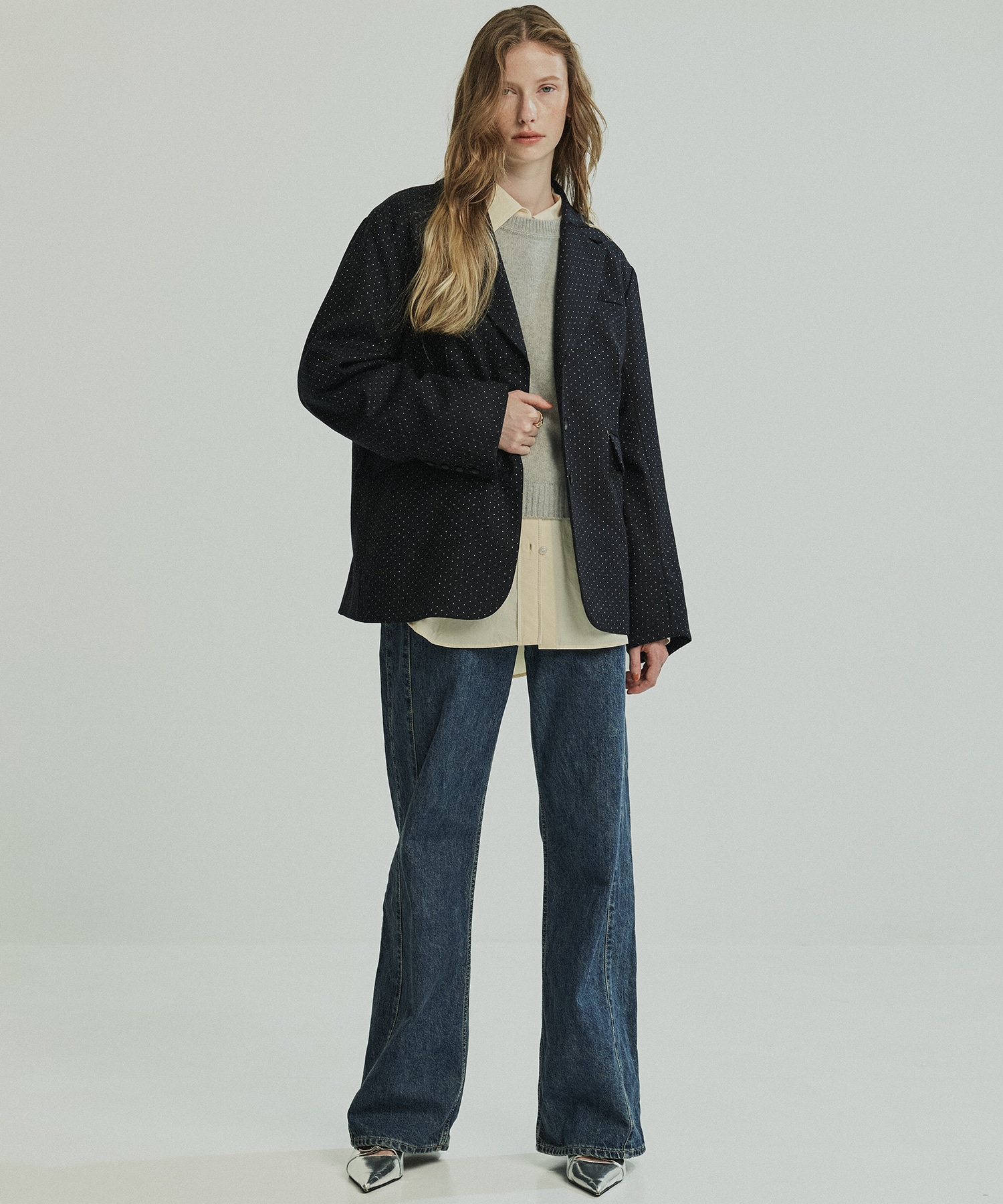 クラフトステッチオーバーシャツ