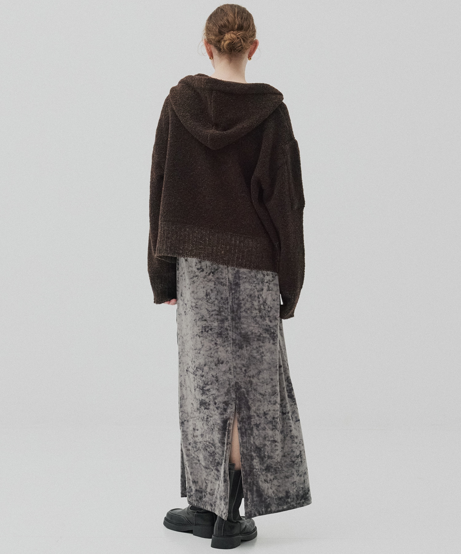 ベロアナロースカート