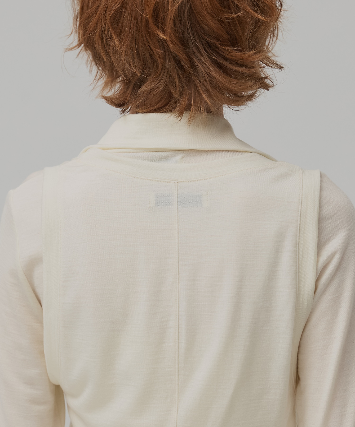 Super100 ヘンリーネックトップス