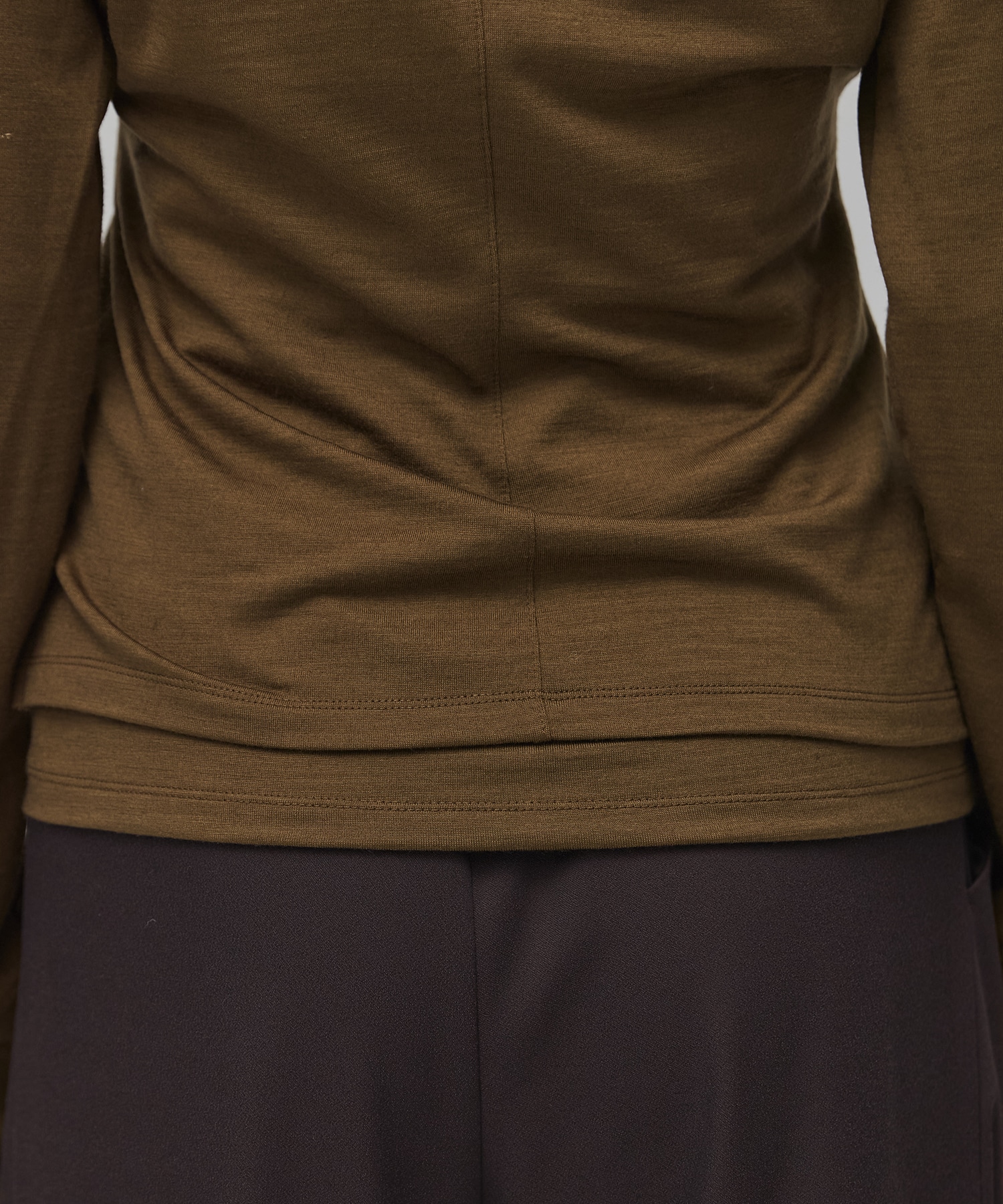 Super100 ヘンリーネックトップス