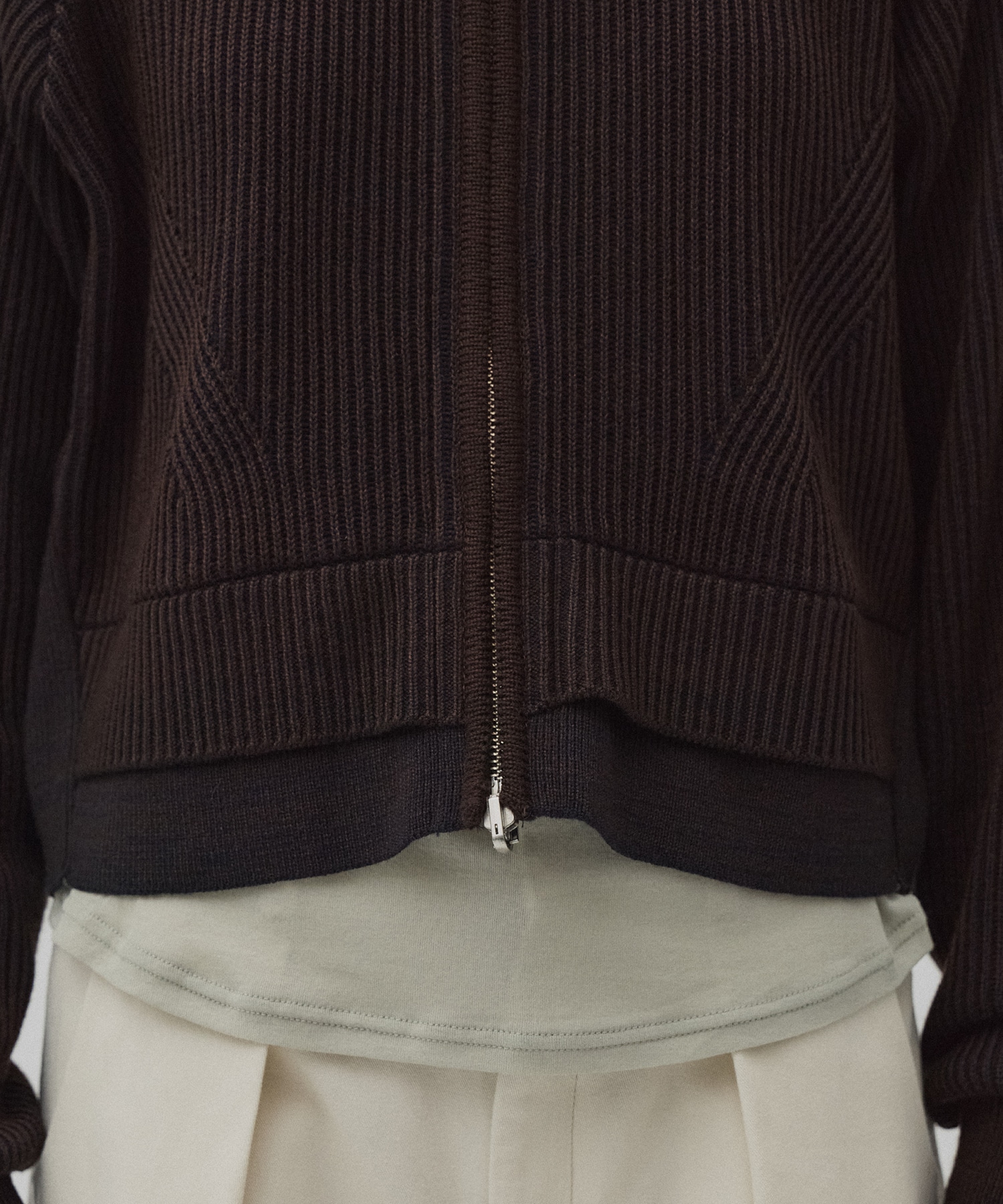 ダブルリブリバードライバーズニット