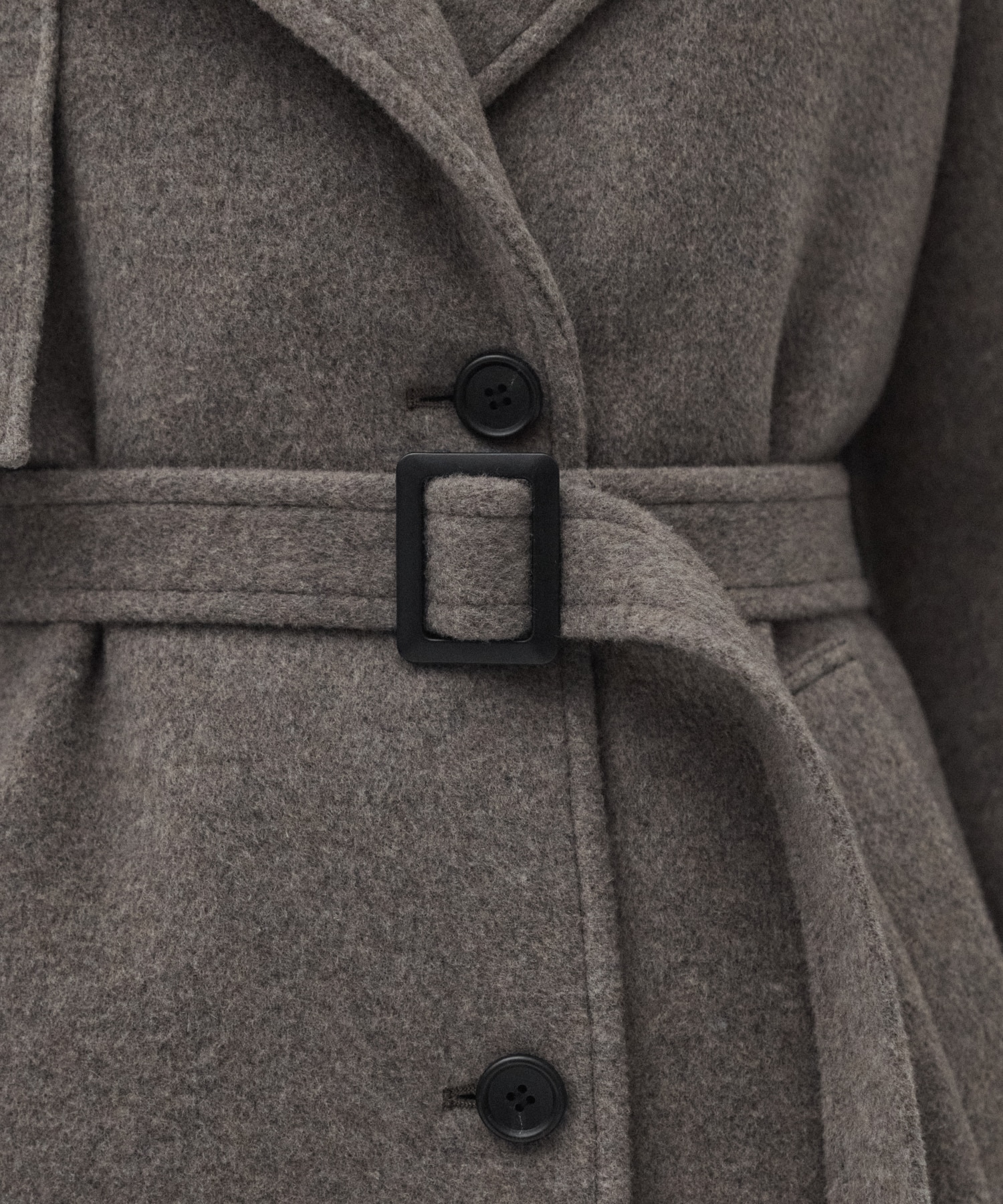 〈残りわずか〉LAMBSアシメオーバーヨークコート