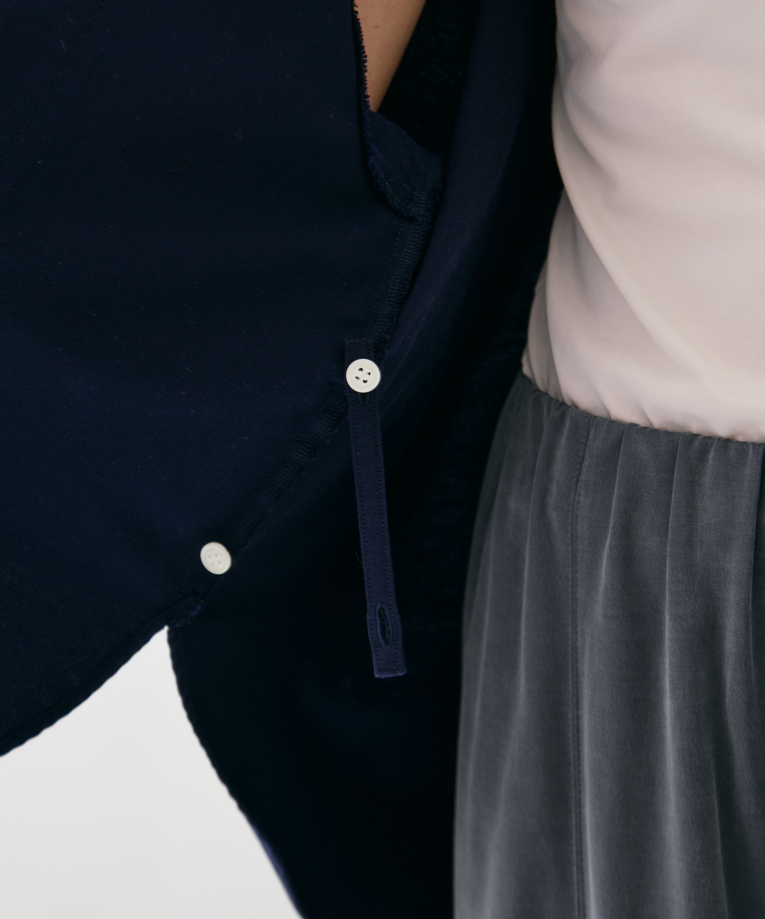 ウォッシュドオックスシャツ