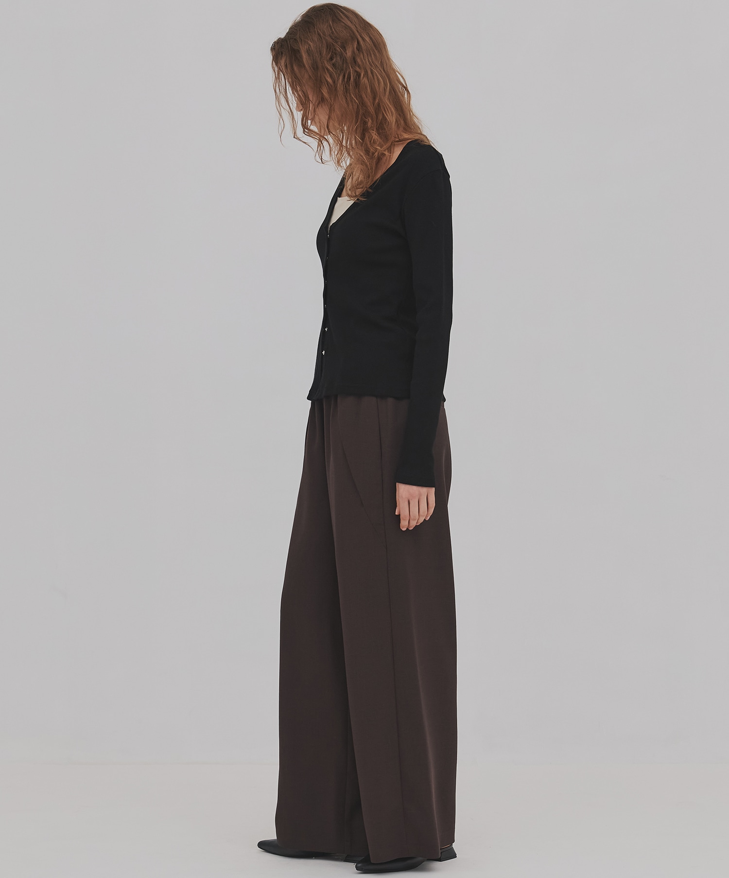 リングドットVネックトップス