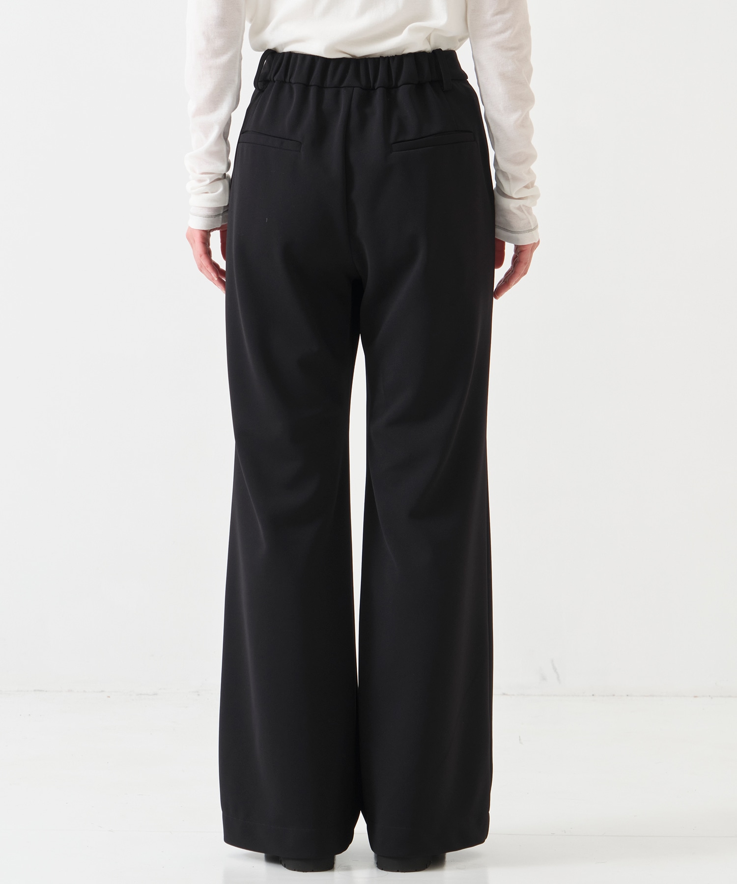 ストレッチハイライズフレアパンツ