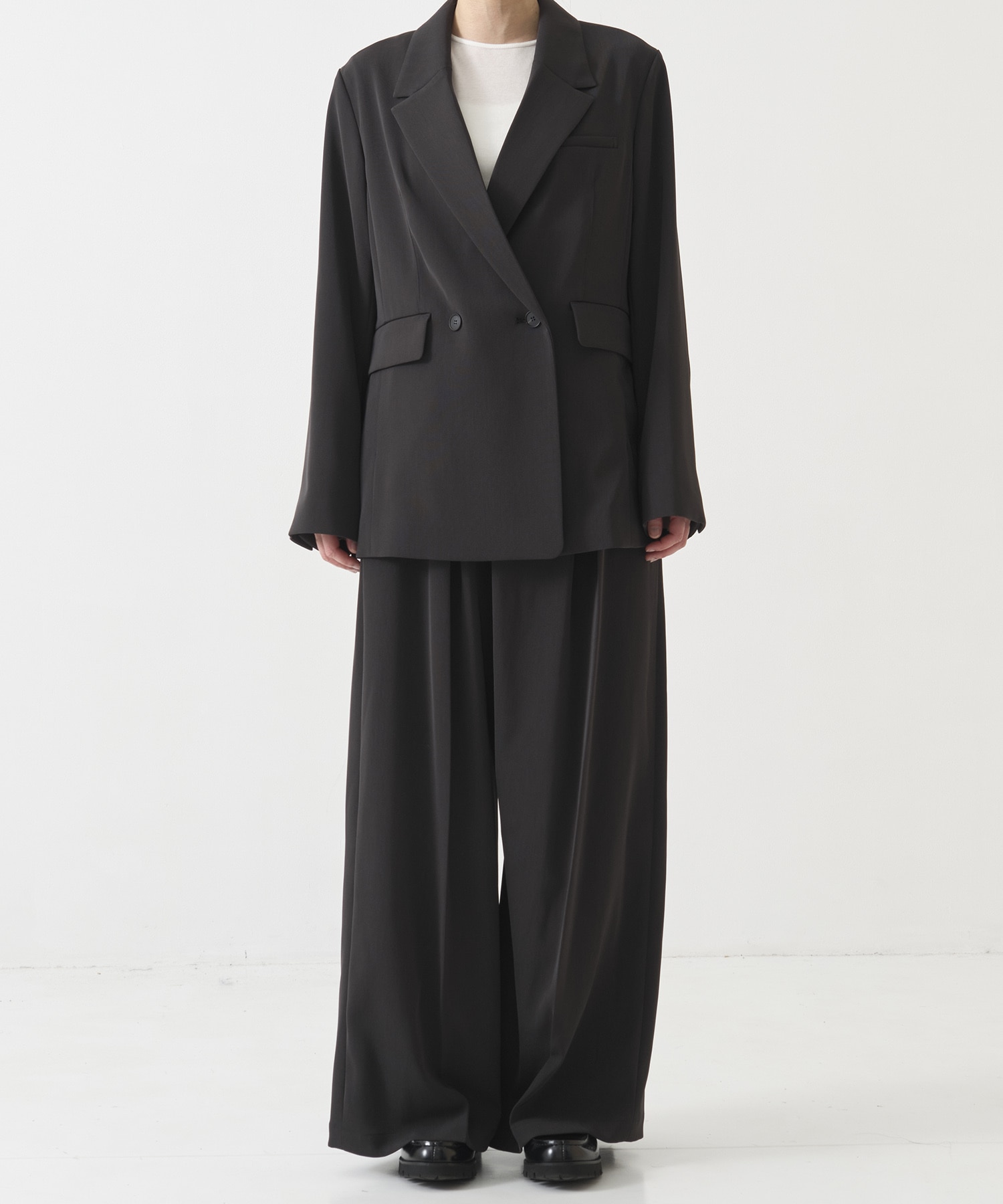 シルキーツイルダブルジャケット