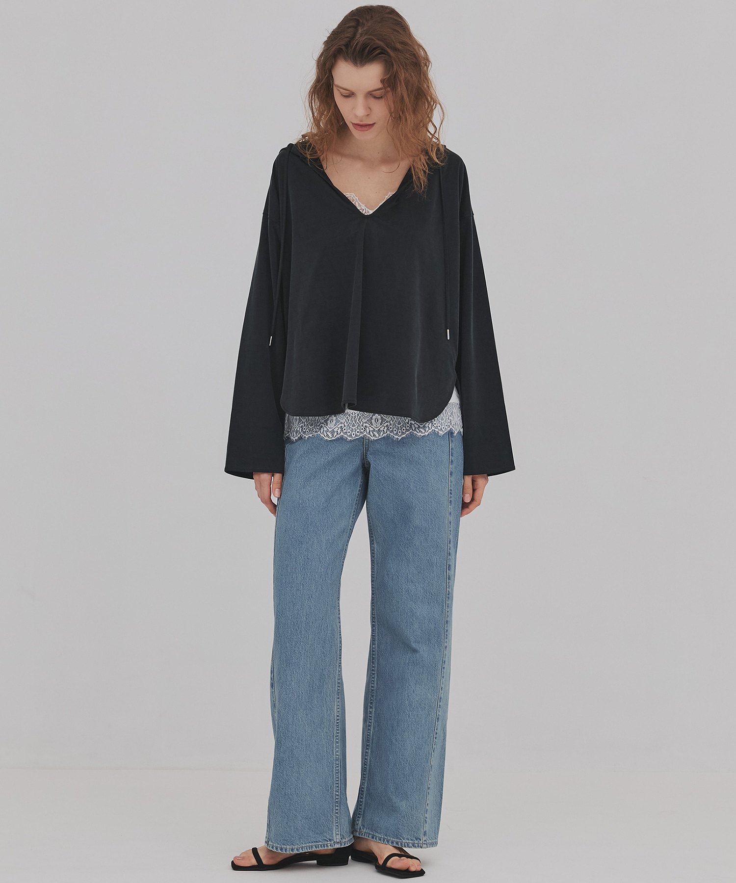 レーストリムキャミソール