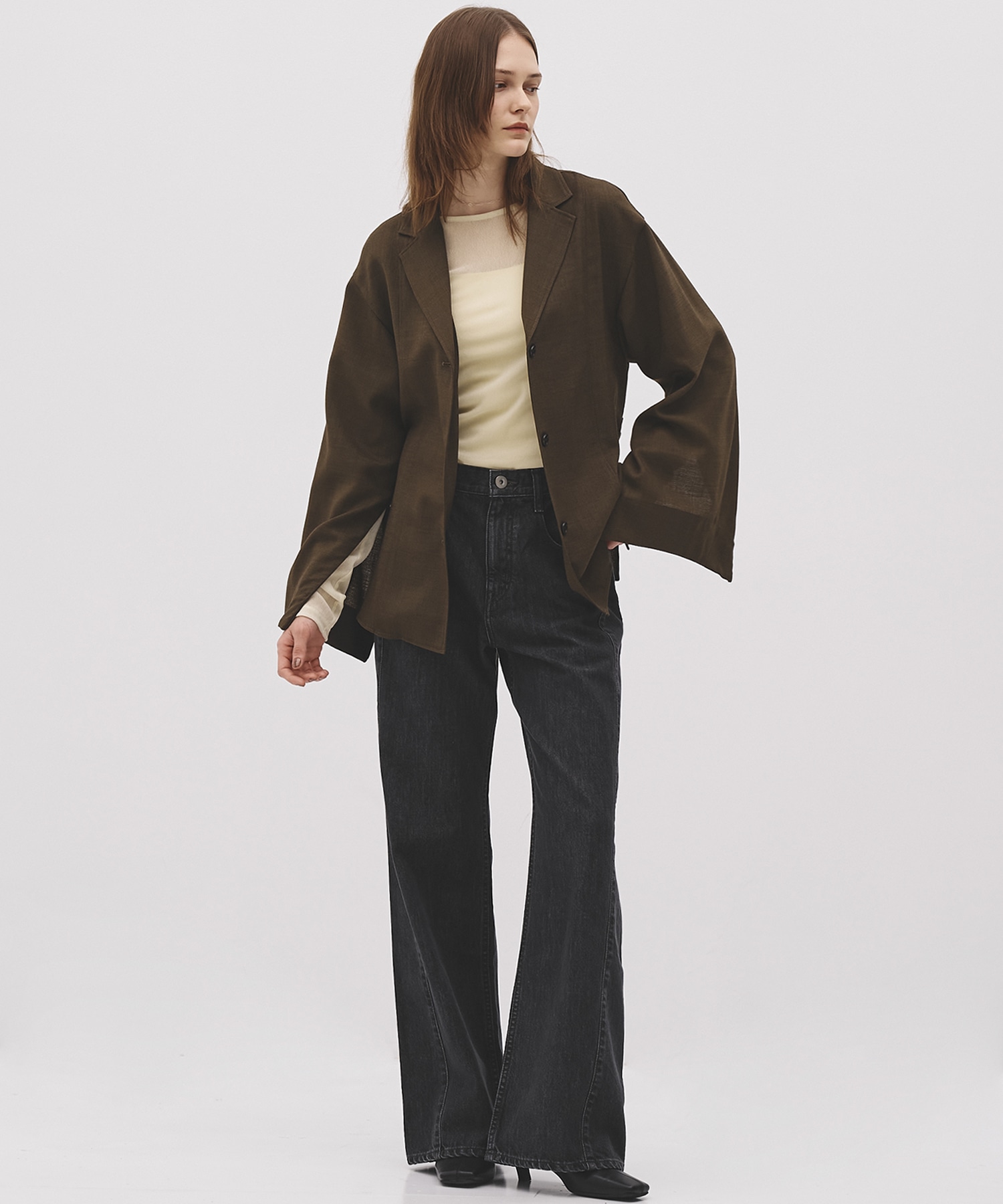 【RENEWAL】PUBLICDENIM BLACKRELAX