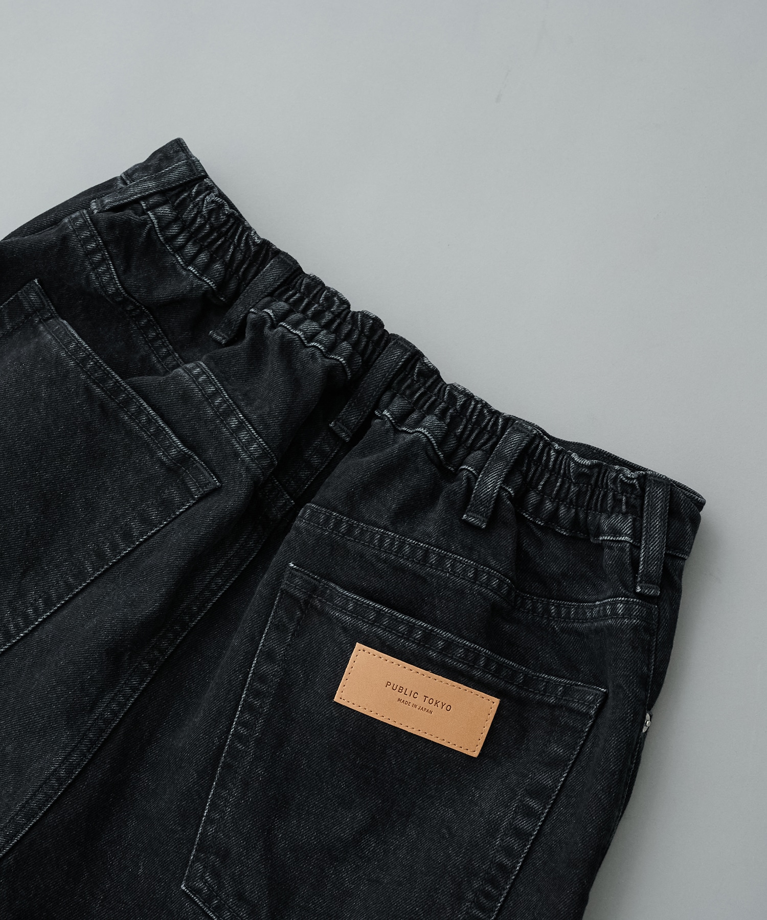PUBLIC DENIM バギーデニムショートパンツ
